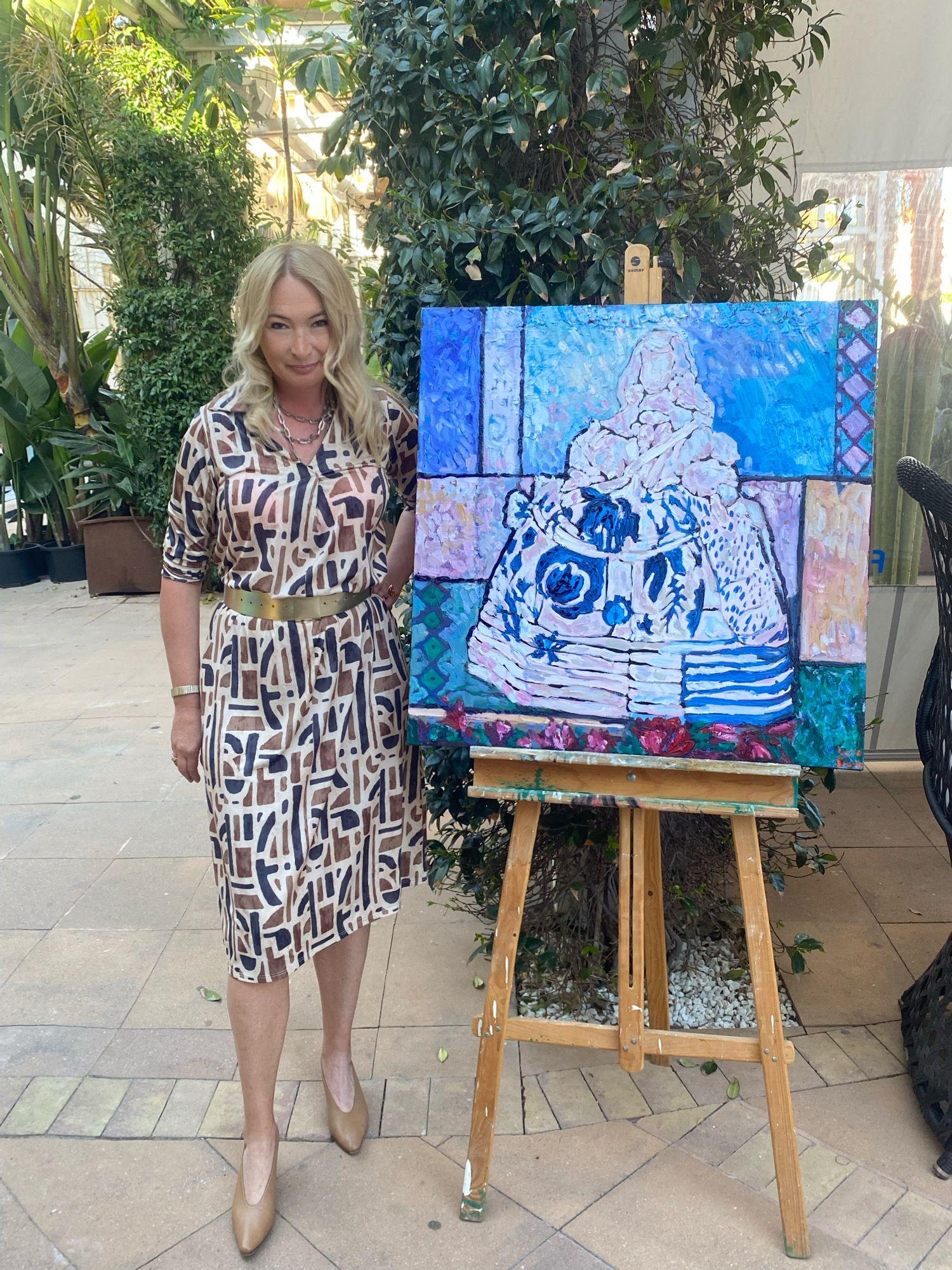 Menina, Pittura, Olio su tela in vendita 2