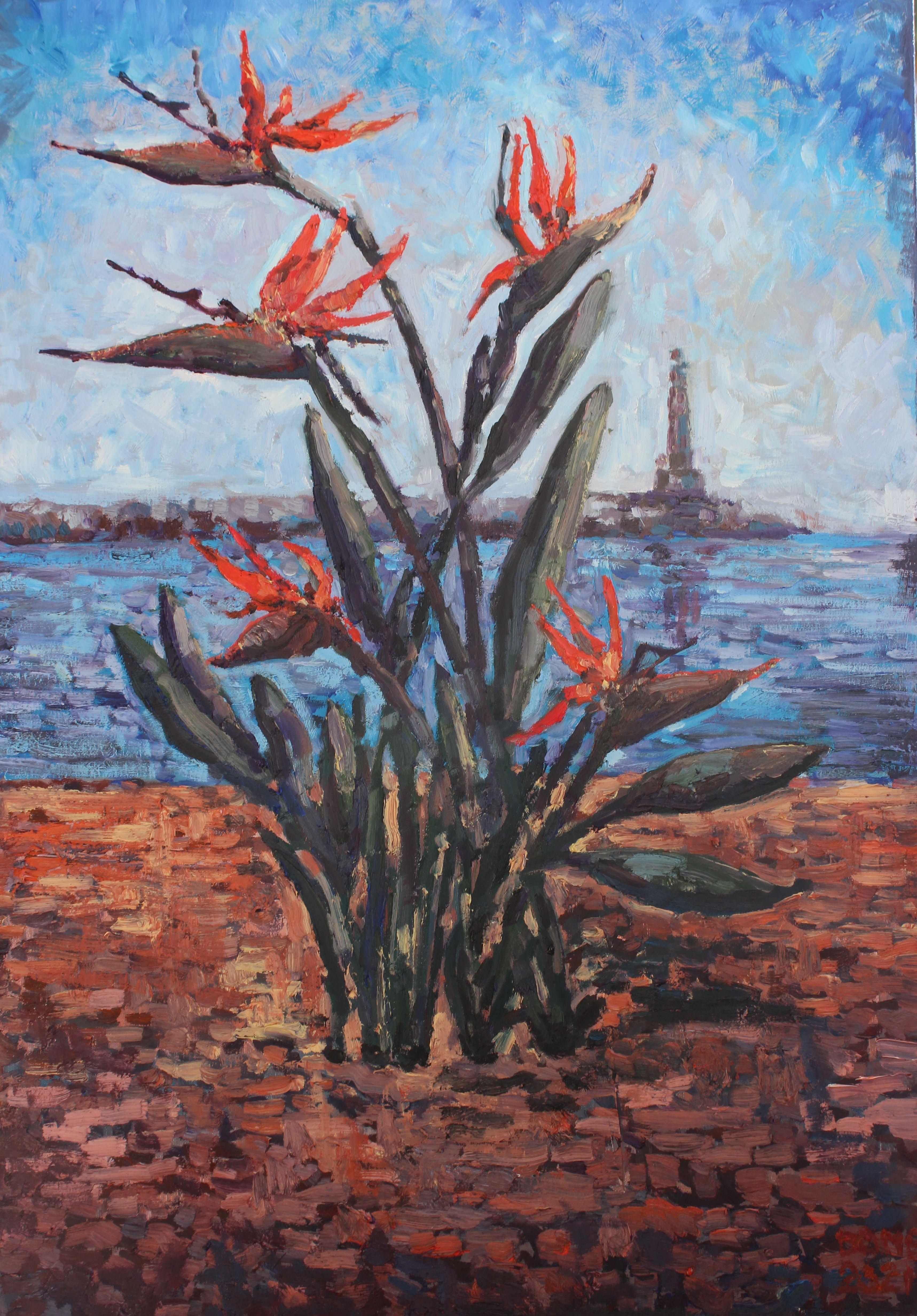Puerto Banus, Painting, Oil on Canvas