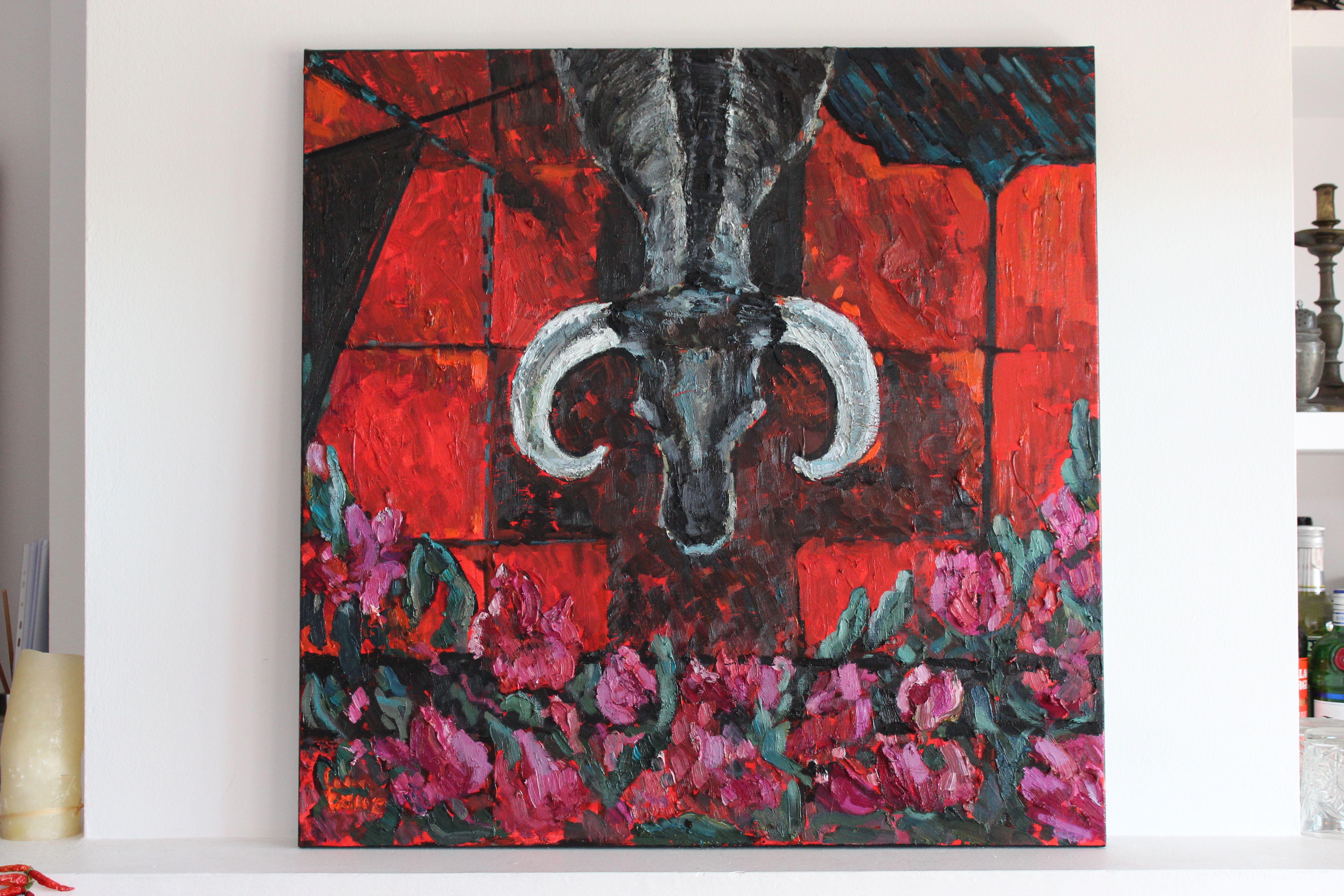Toro I, Painting, Oil on Canvas For Sale 1
