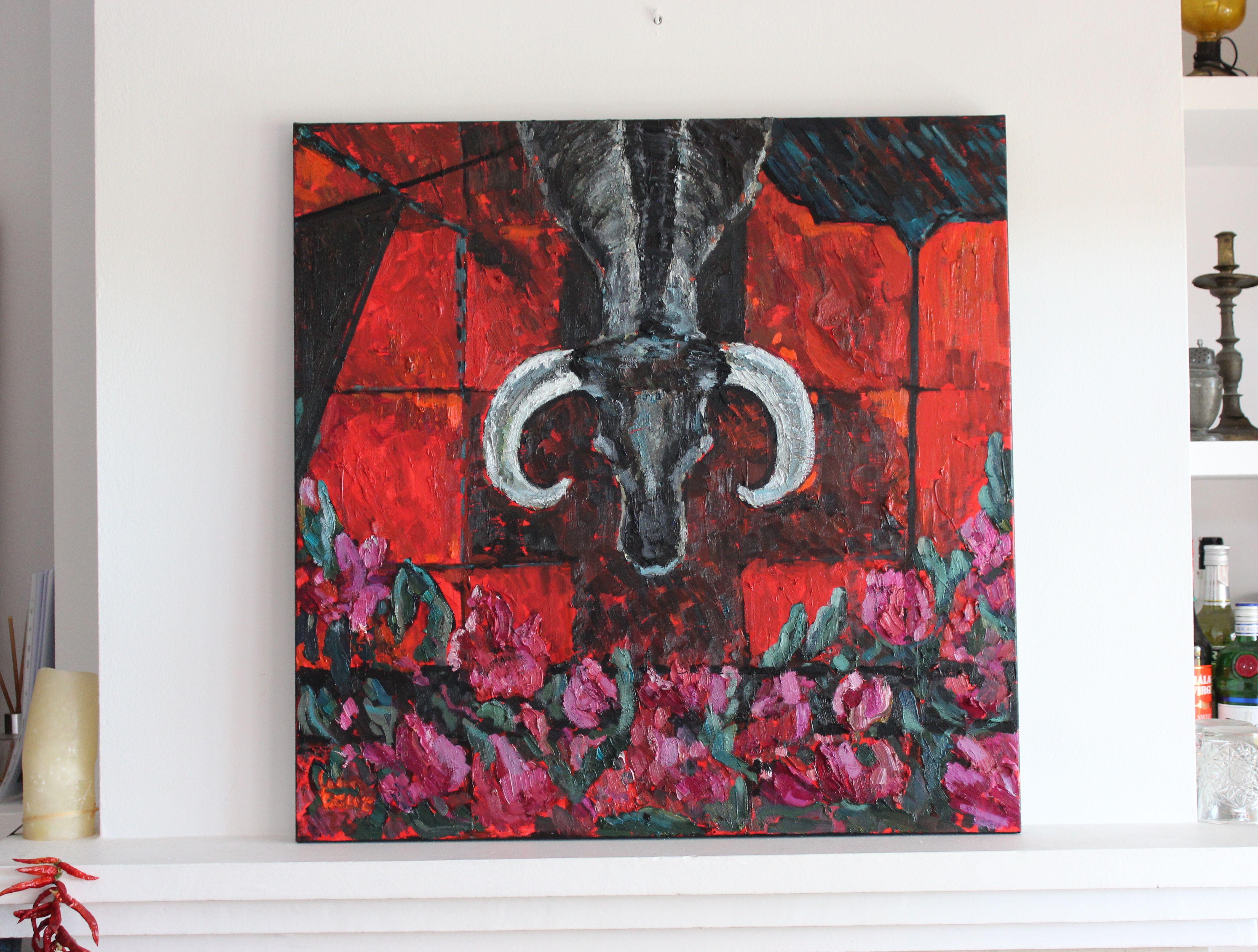 Toro I, Painting, Oil on Canvas For Sale 3