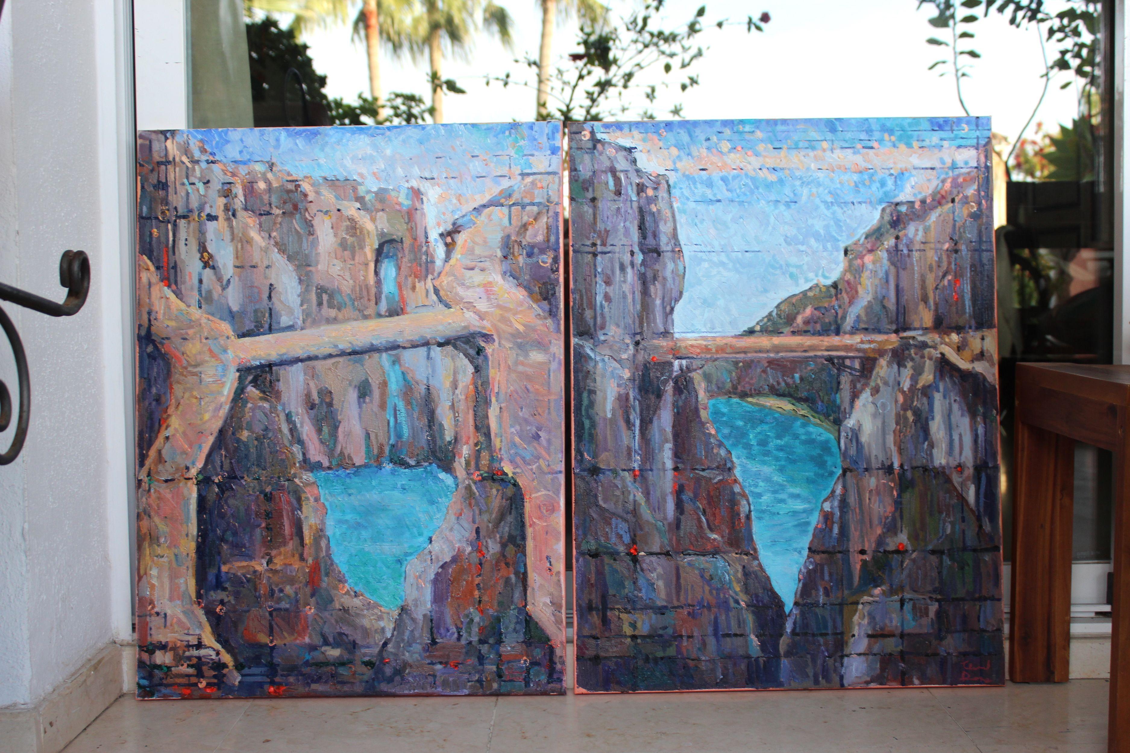 Possiamo costruire un ponte tra noi, Pittura, Olio su tela 2