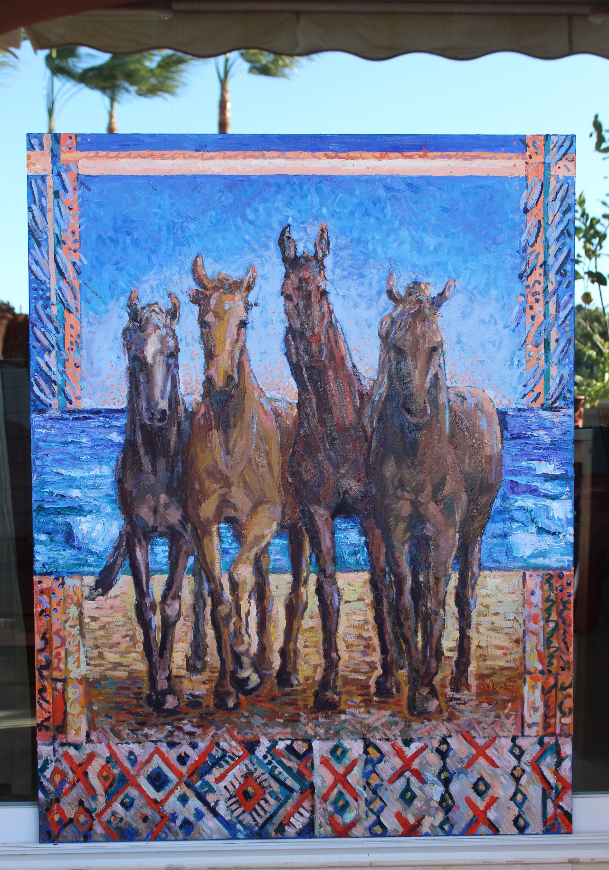 Vincitori, Pittura, Olio su tela in vendita 1