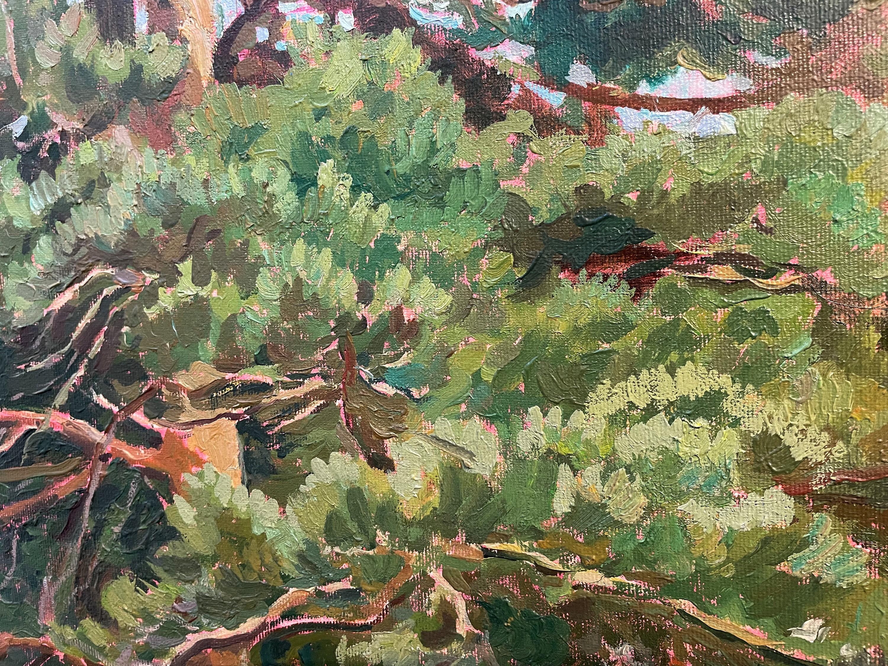 SENTIERO DELLA FORESTA - Painting Realismo di Elena Gorbantsova