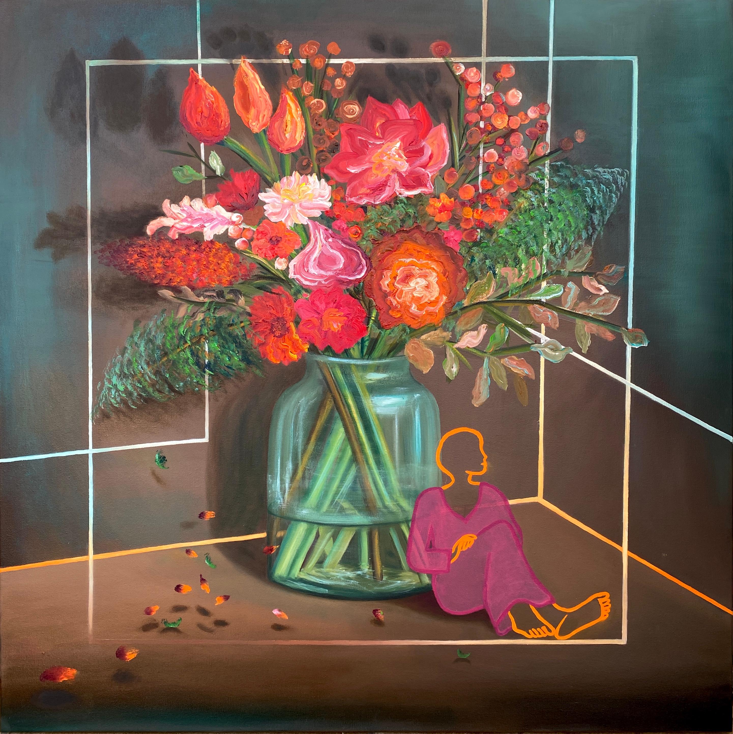 Elena Guryeva Art Still-Life Painting - The act of escaping