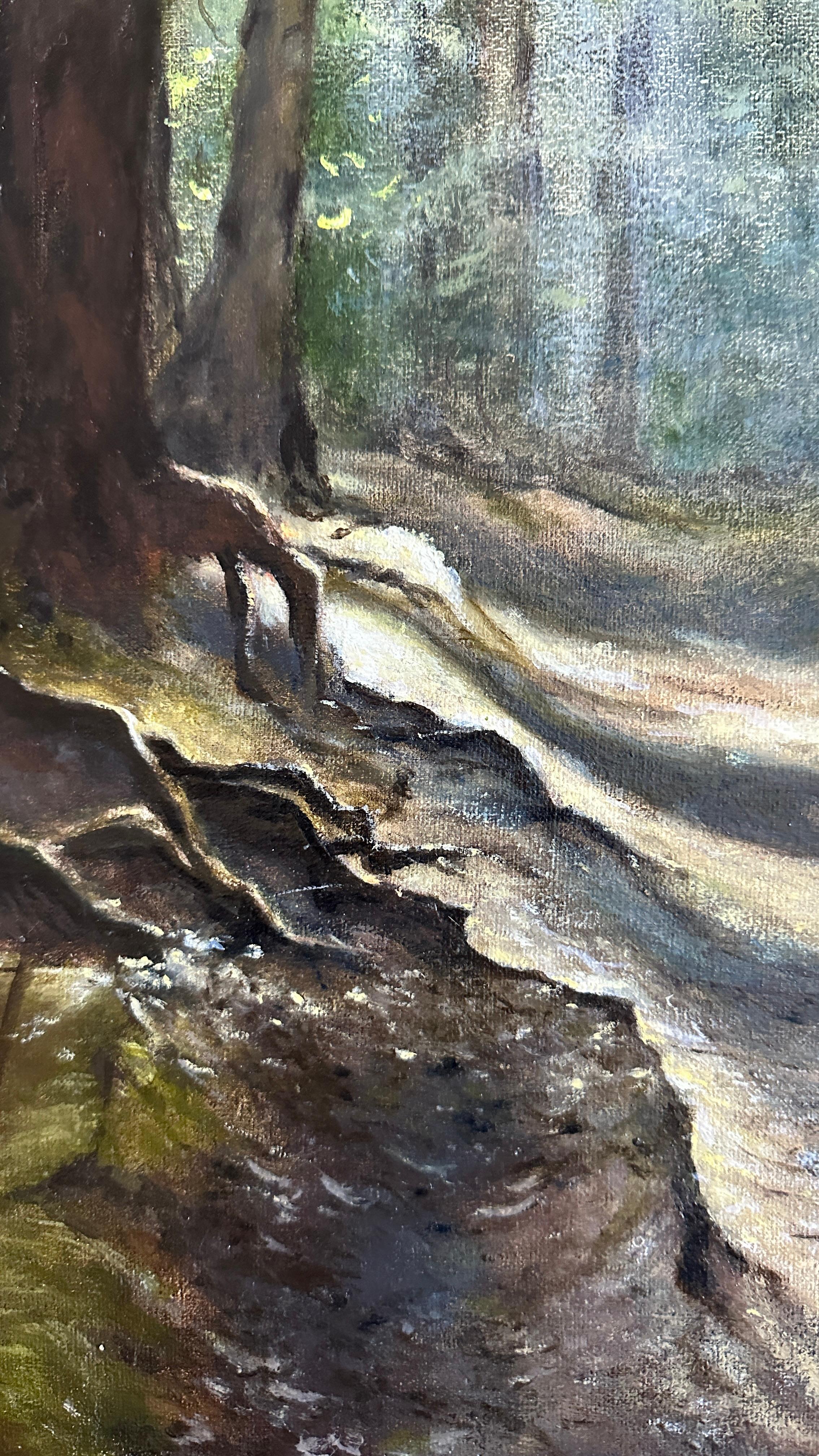 Bachata Of Shadows - Painting by Elena Khokhryakova