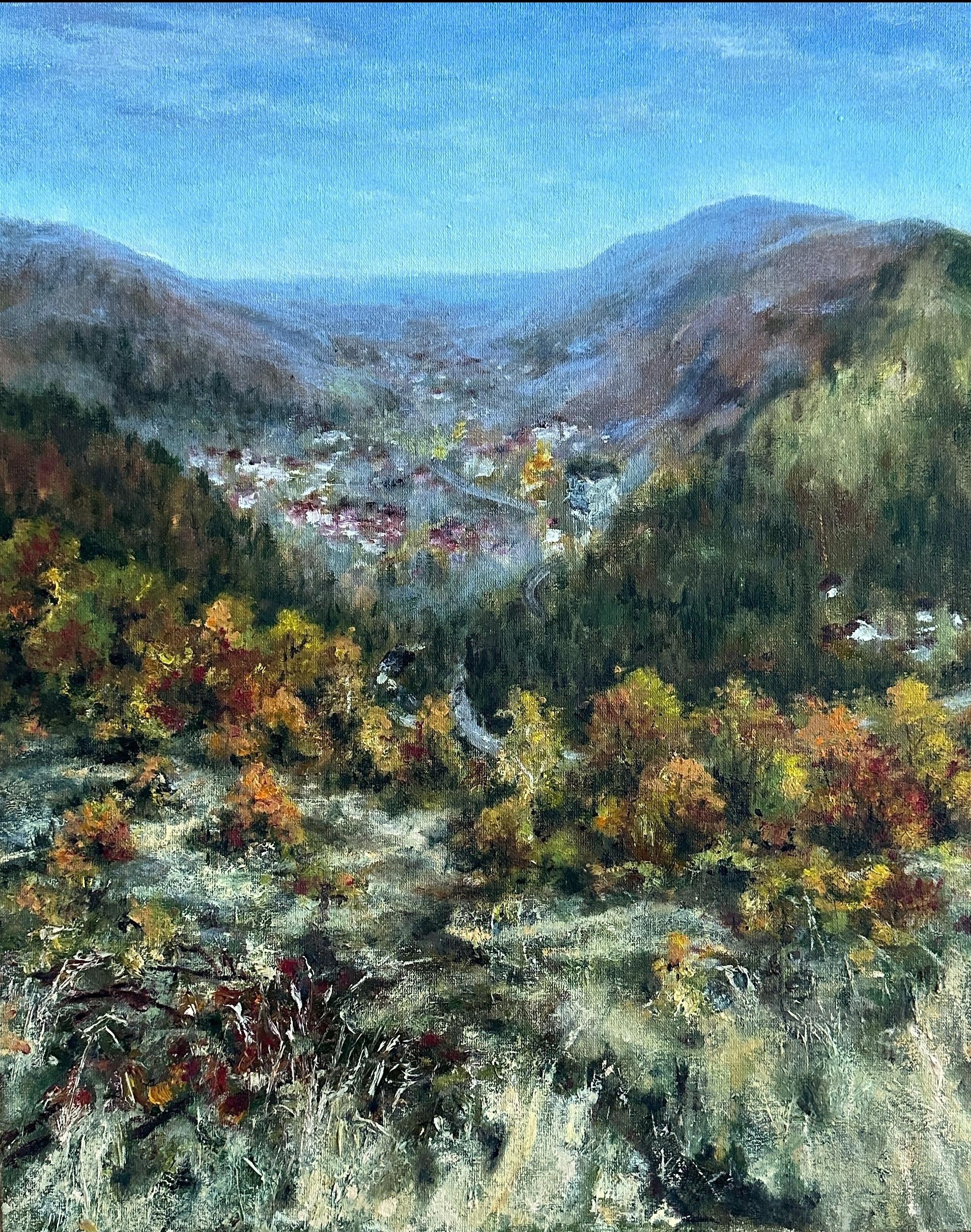 Vertical Landschaftsgemälde