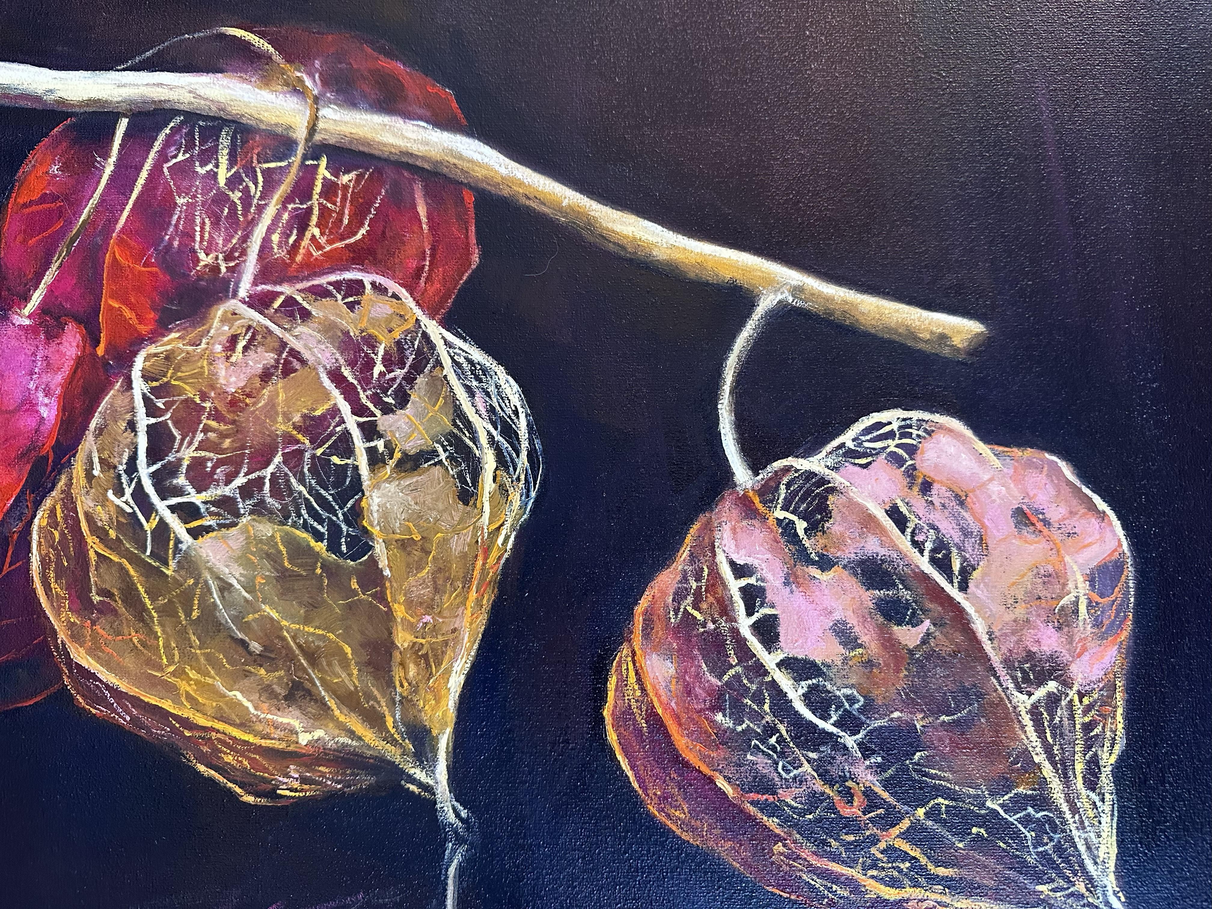 DIALOG (Schwarz), Still-Life Painting, von Elena Khokhryakova