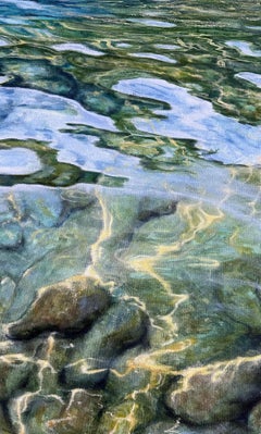 Fiume Dnipro - Luce sulle pietre del fiume