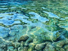 Fiume Dnipro - Luce sulle pietre del fiume