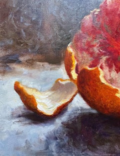 Grapefruitschale  Original Ölgemälde  40 × 40 cm