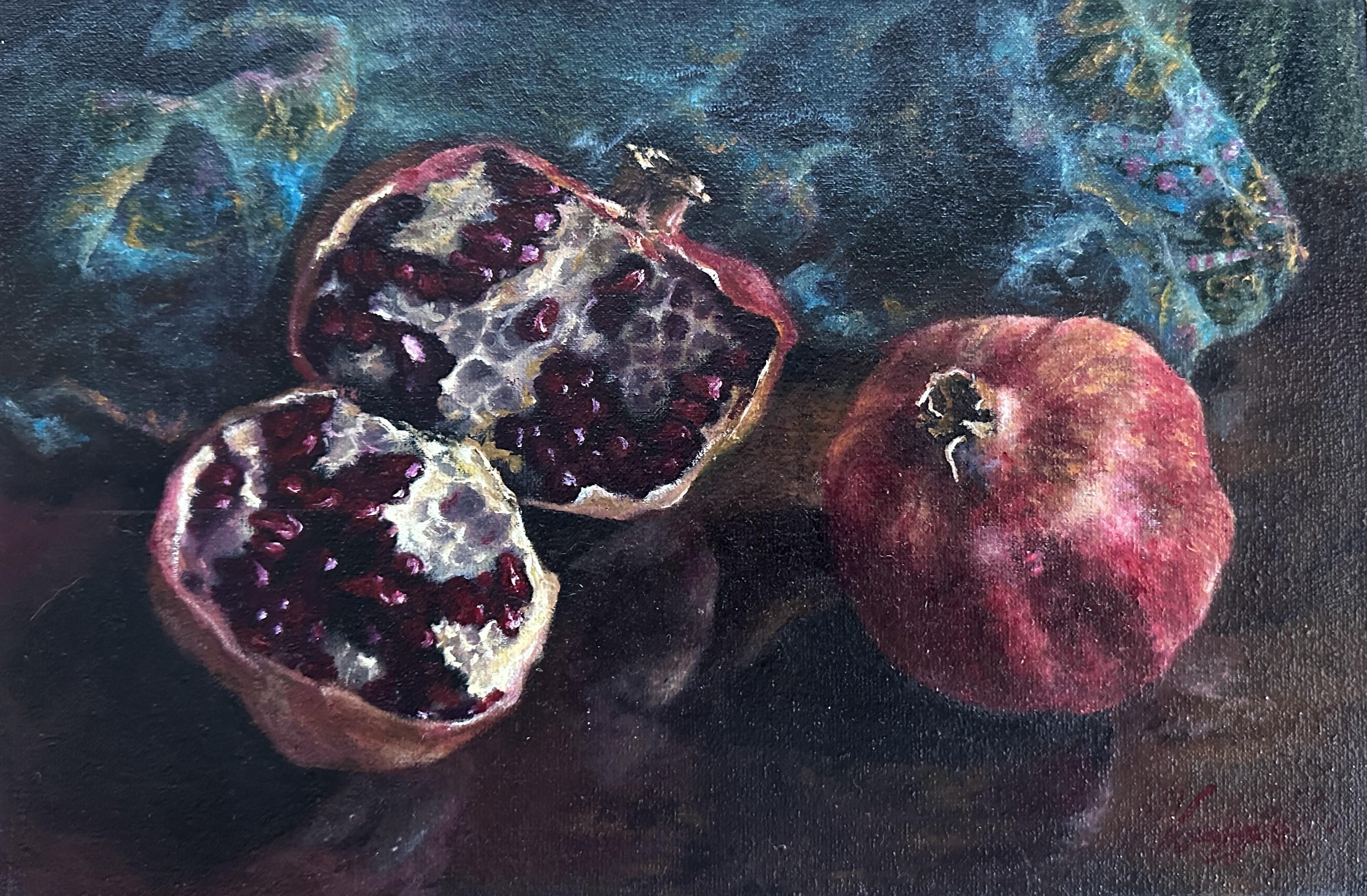 Still-Life Painting Elena Khokhryakova - Grenades