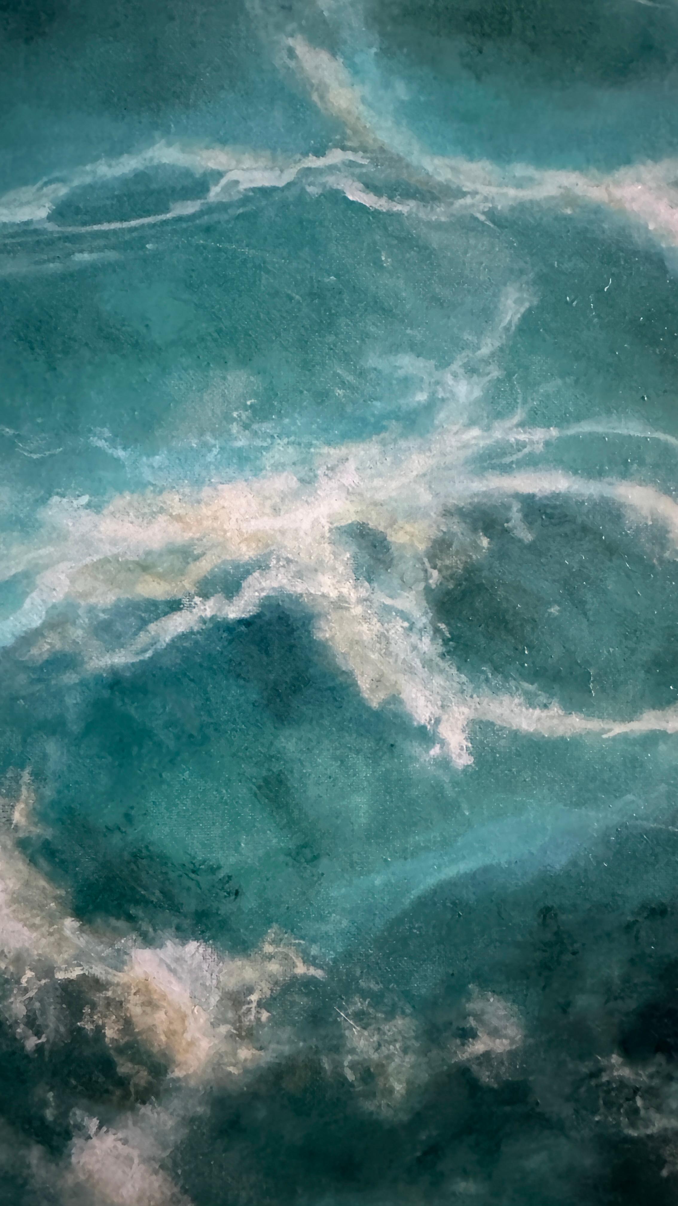 PORTAL NACH INNEN (Blau), Landscape Painting, von Elena Khokhryakova