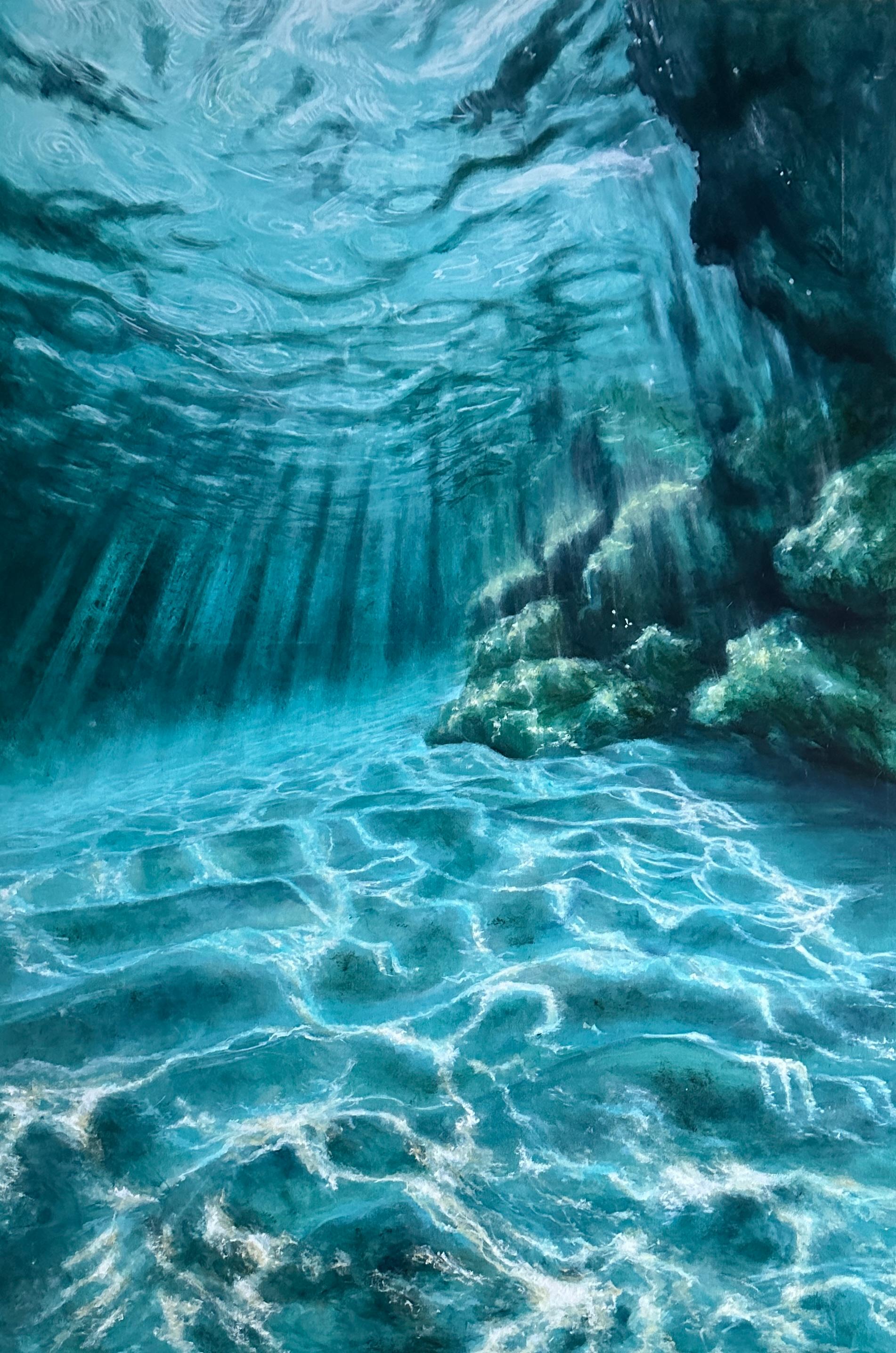 Elena Khokhryakova Landscape Painting – PORTAL NACH INNEN