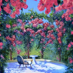 8 Inner Gardens Ölgemälde auf Leinwand, Expressionist, 2010er Jahre, ungerahmt