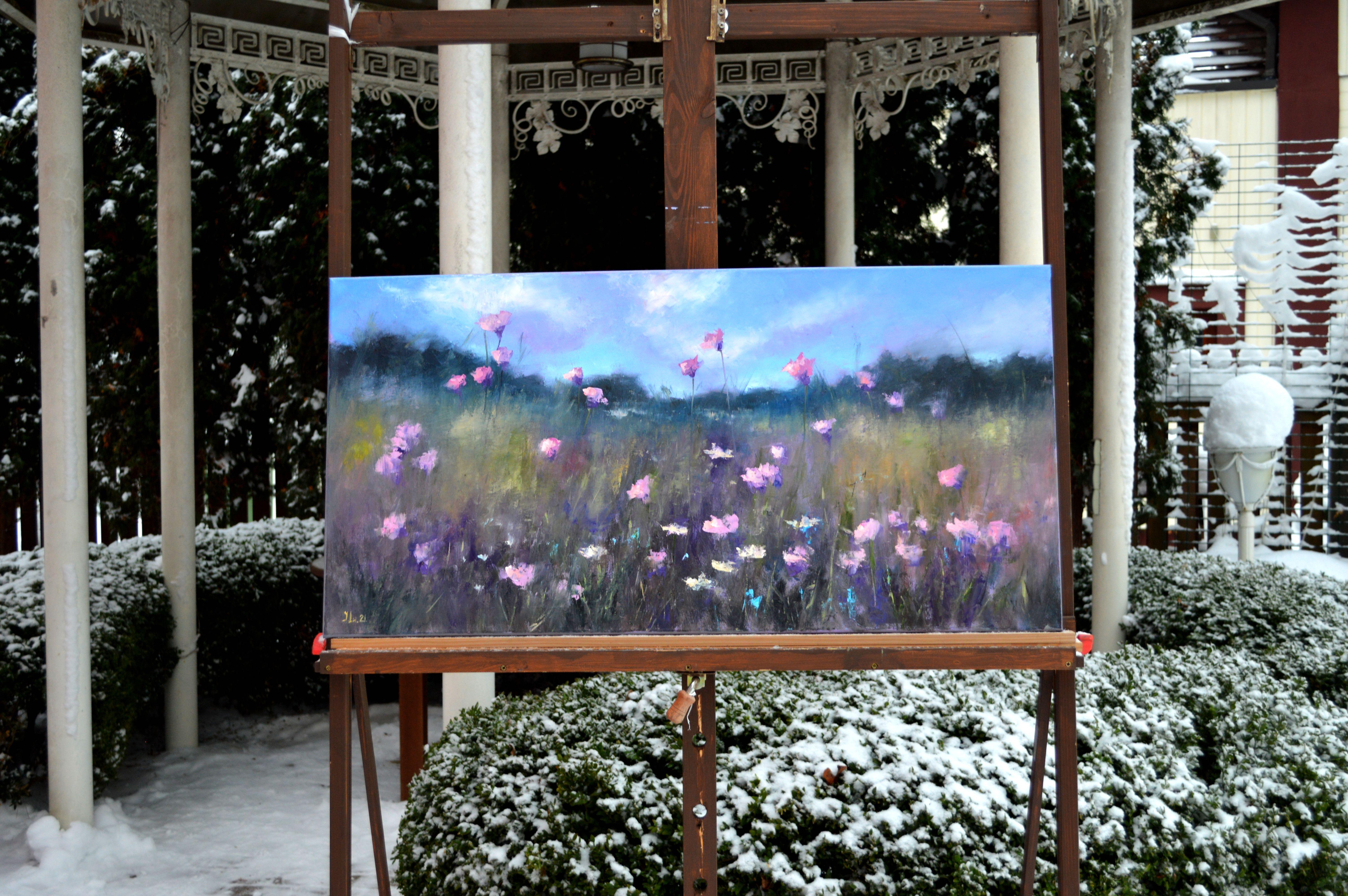 Un prado de hierbas en flor - Painting de Elena Lukina