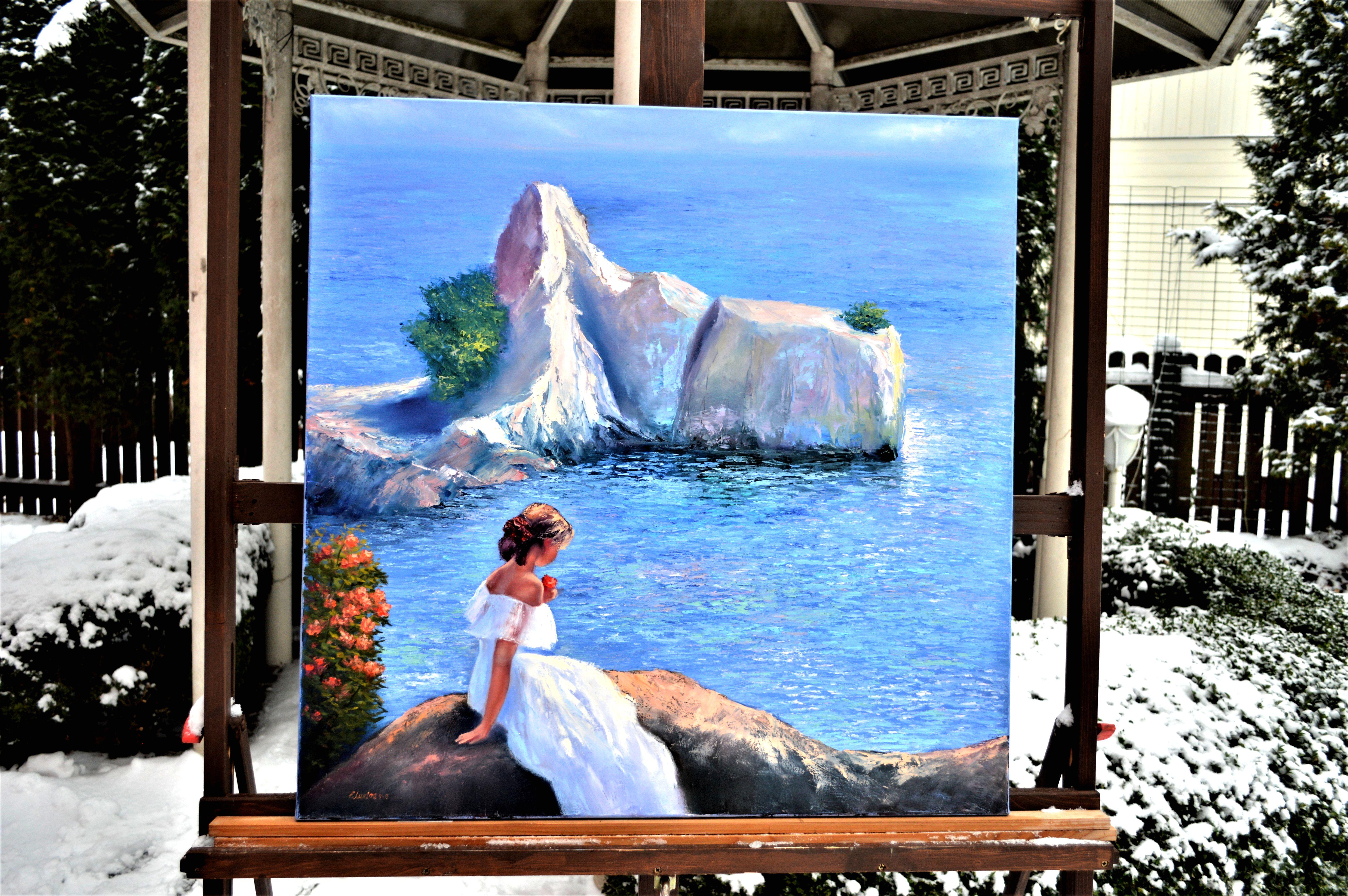 Adriática - Interior Painting Azul de Elena Lukina