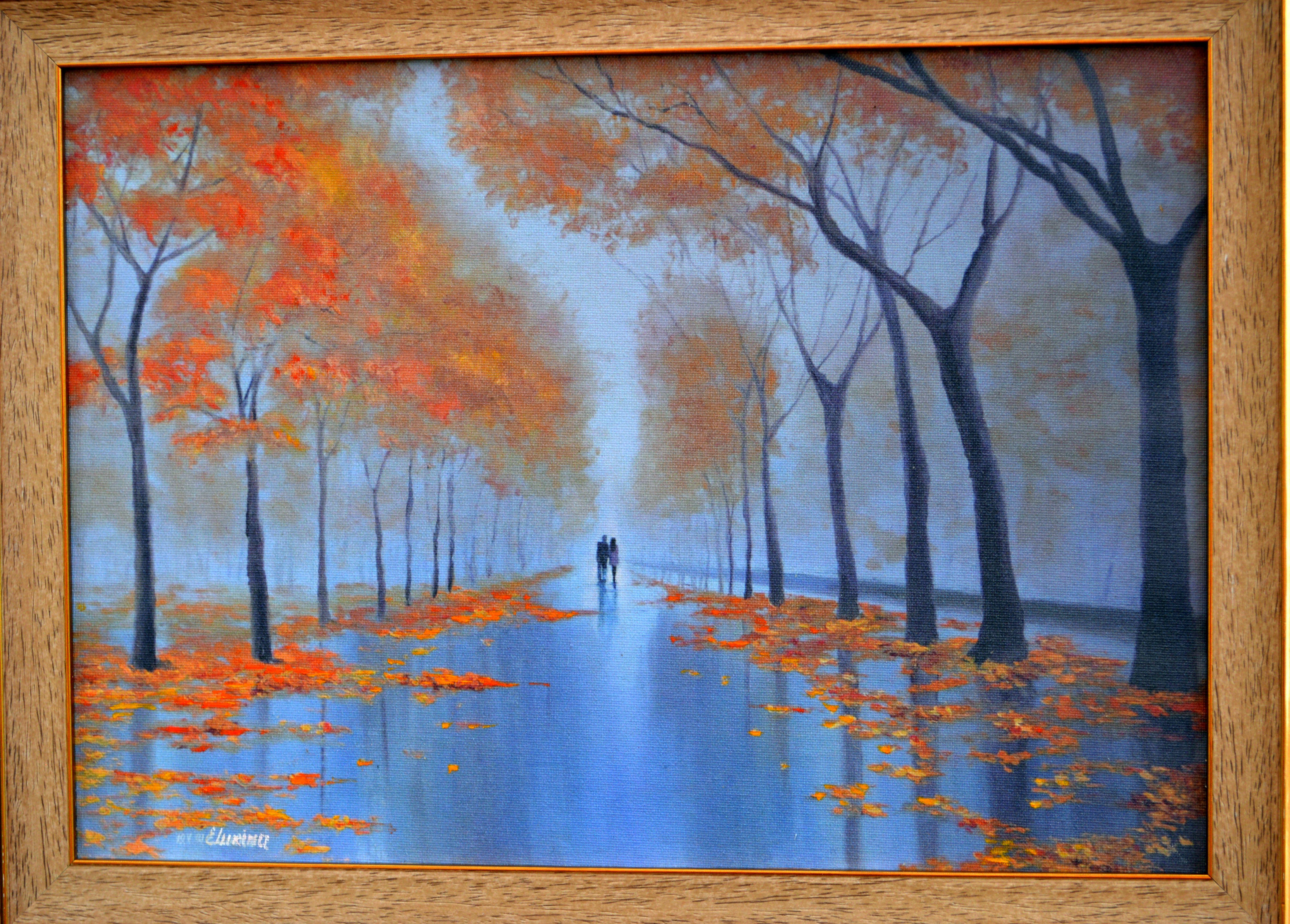 Interior Painting Elena Lukina - Le long de l'allée dorée