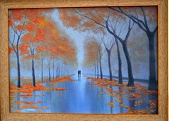 Along the golden alley