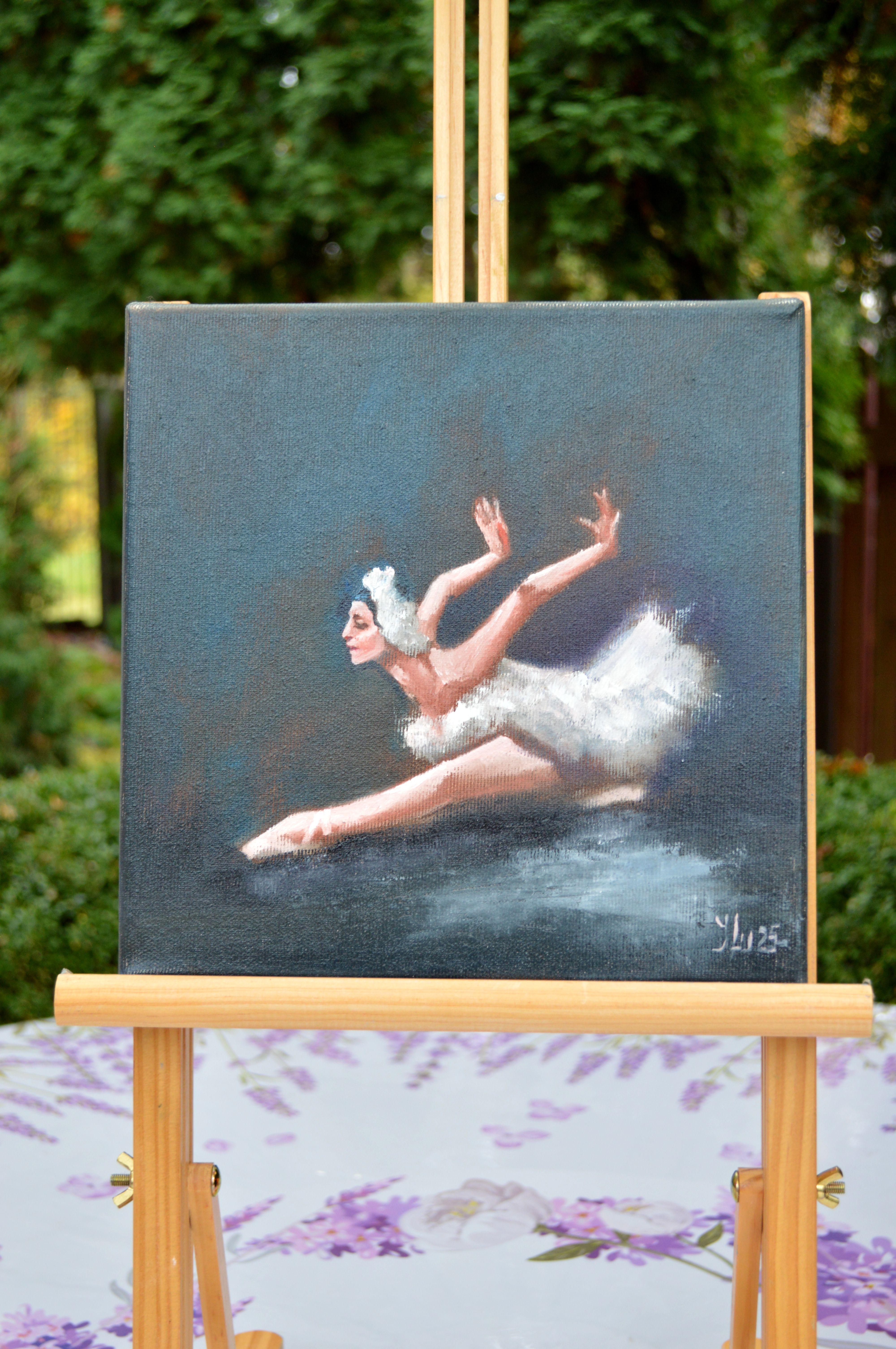 Arms like a swan's wings - Painting by Elena Lukina