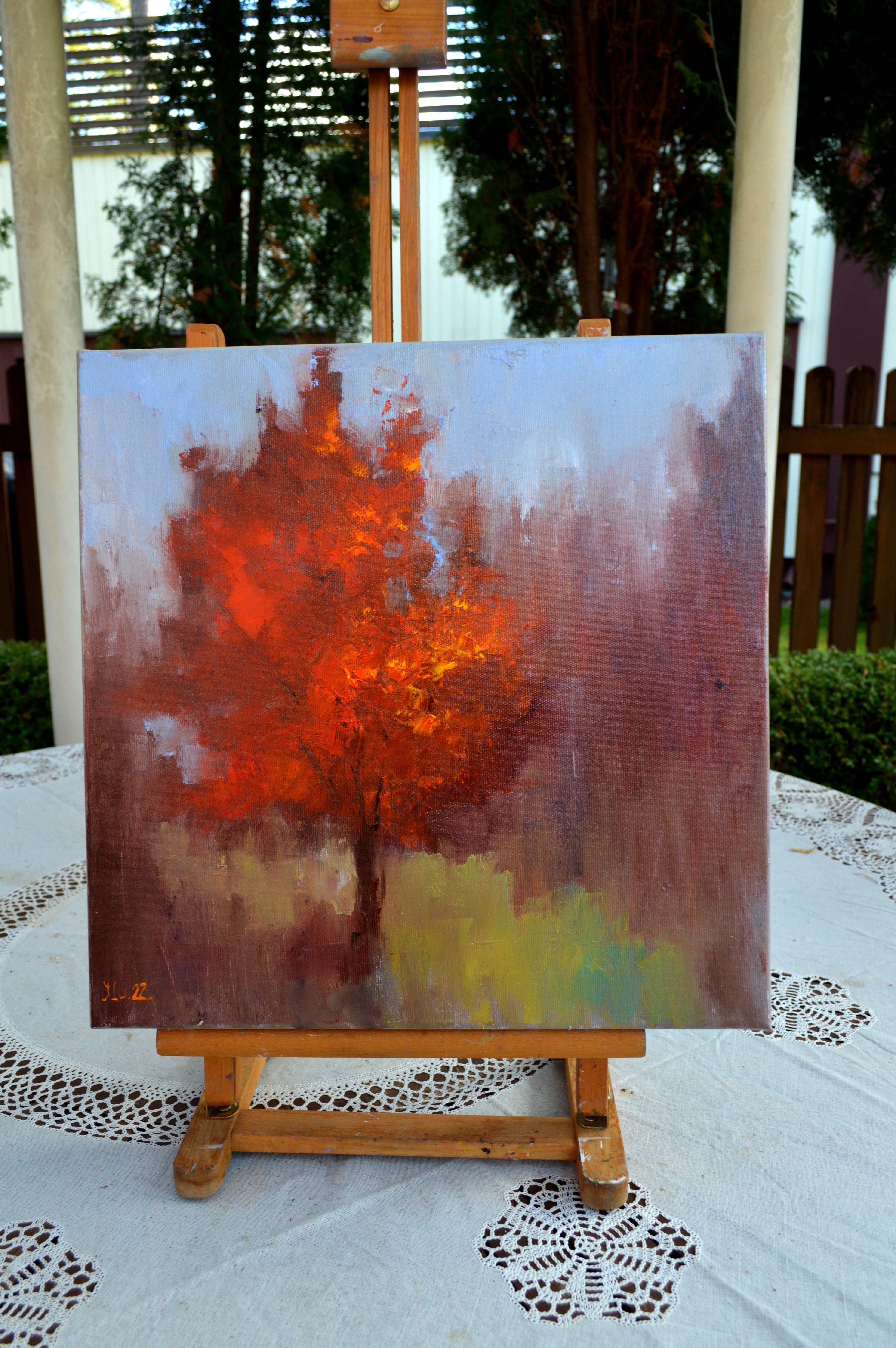 Herbststimmung – Painting von Elena Lukina
