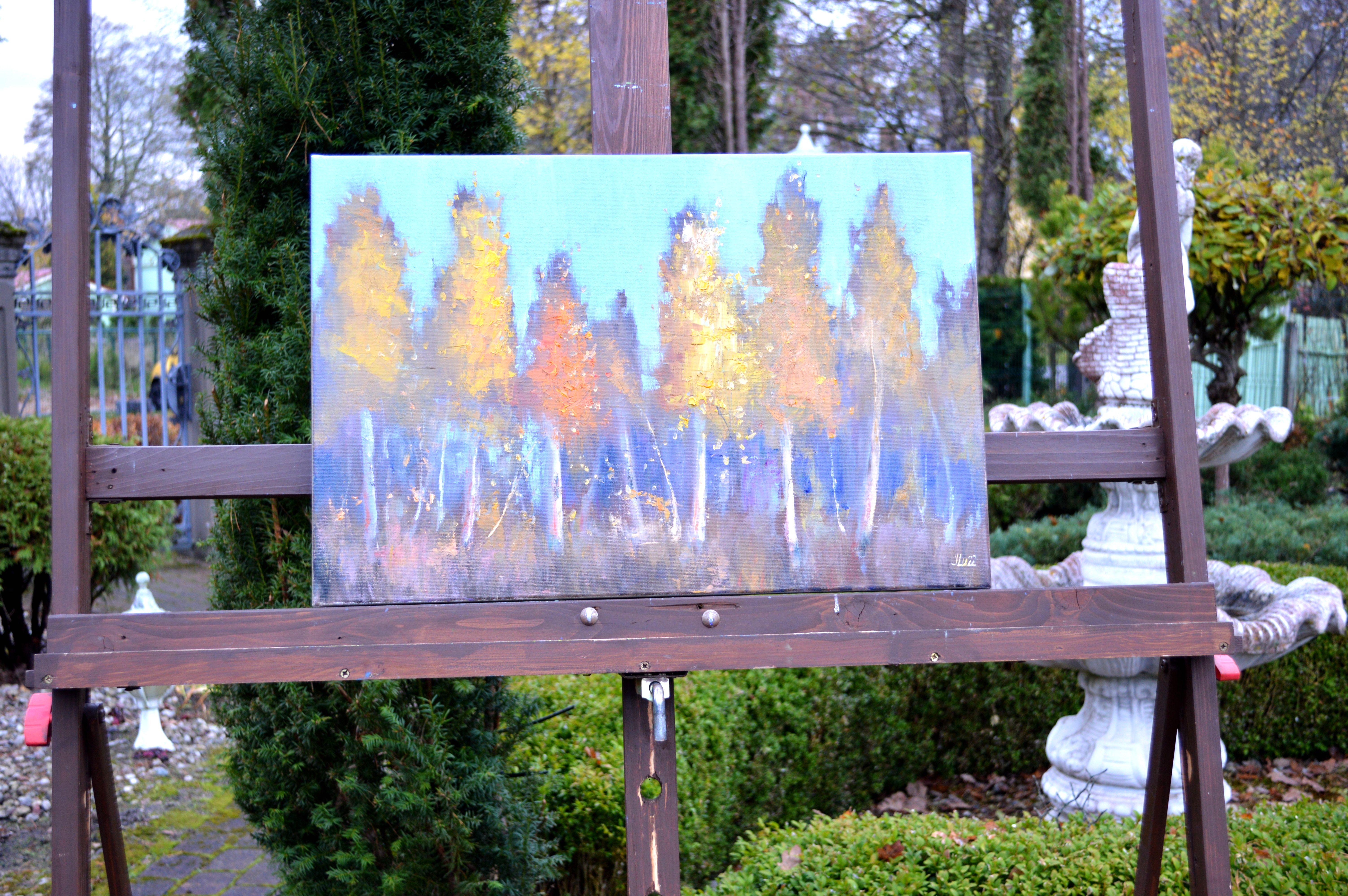 Herbstlied – Painting von Elena Lukina