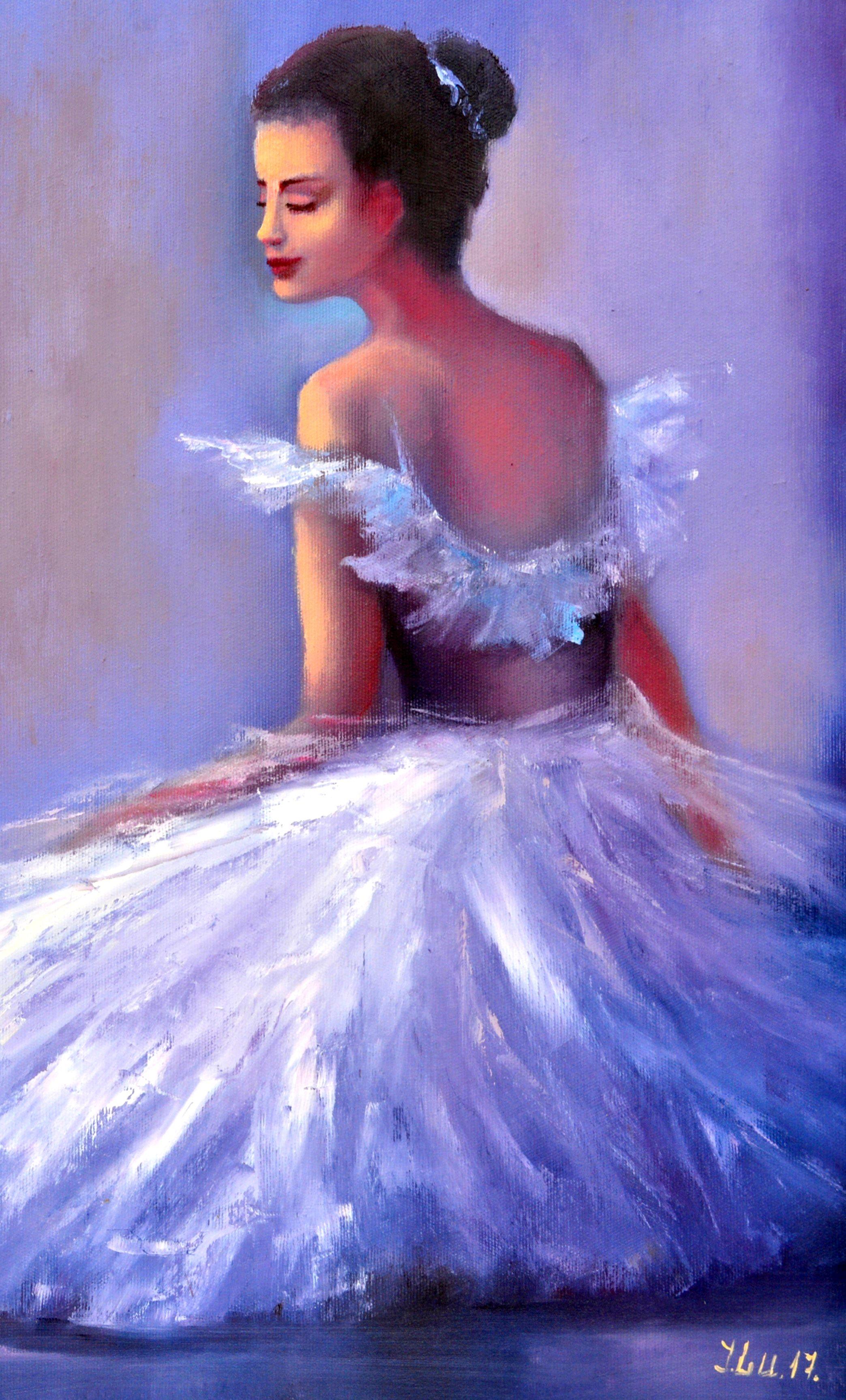 Bailarina - Painting de Elena Lukina