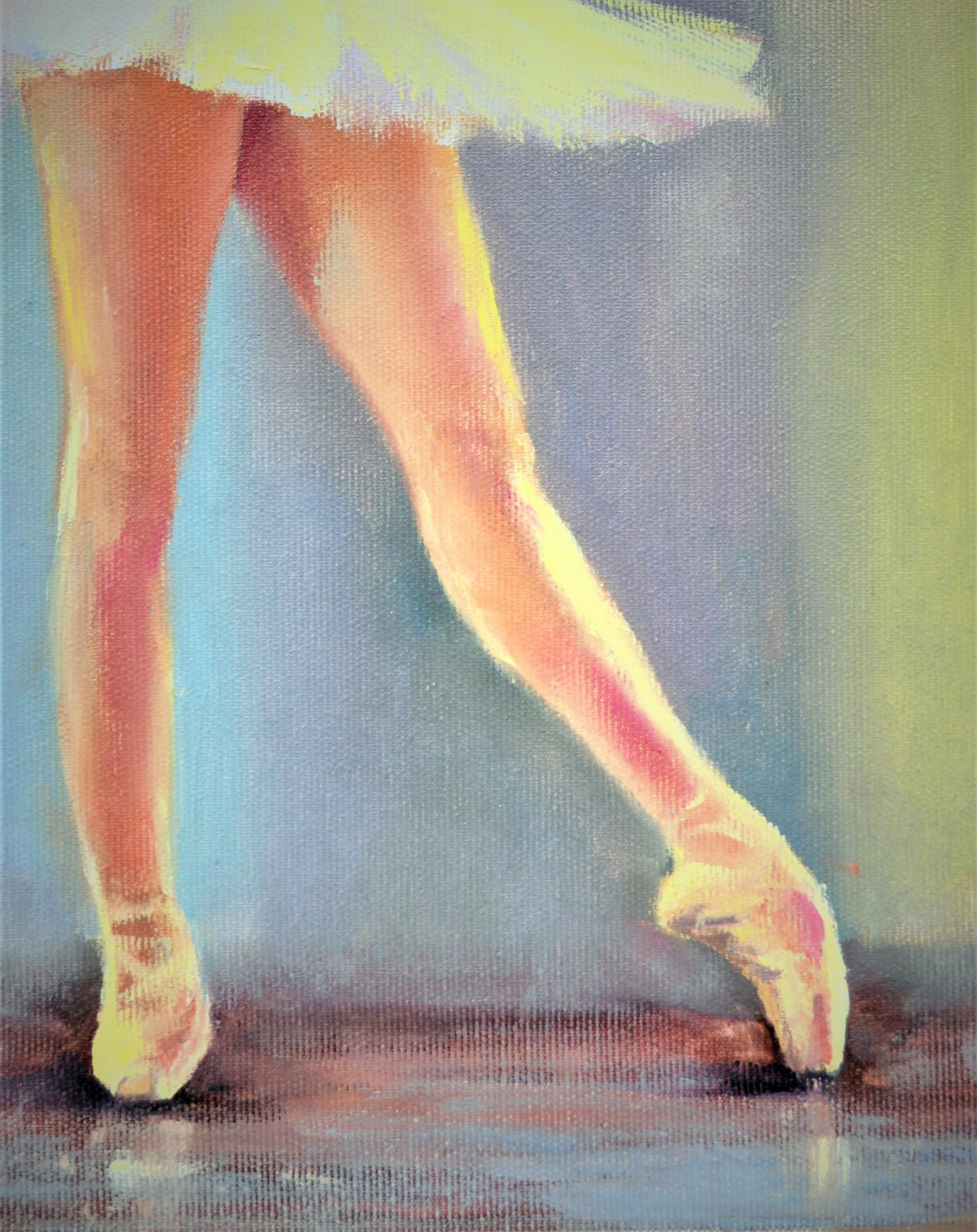 Nel creare questo pezzo, ho cercato di catturare la bellezza e la grazia effimera di una ballerina di danza classica in movimento. Utilizzando gli oli, ho stratificato colori vibranti e texture morbide per celebrare il portamento e la delicatezza