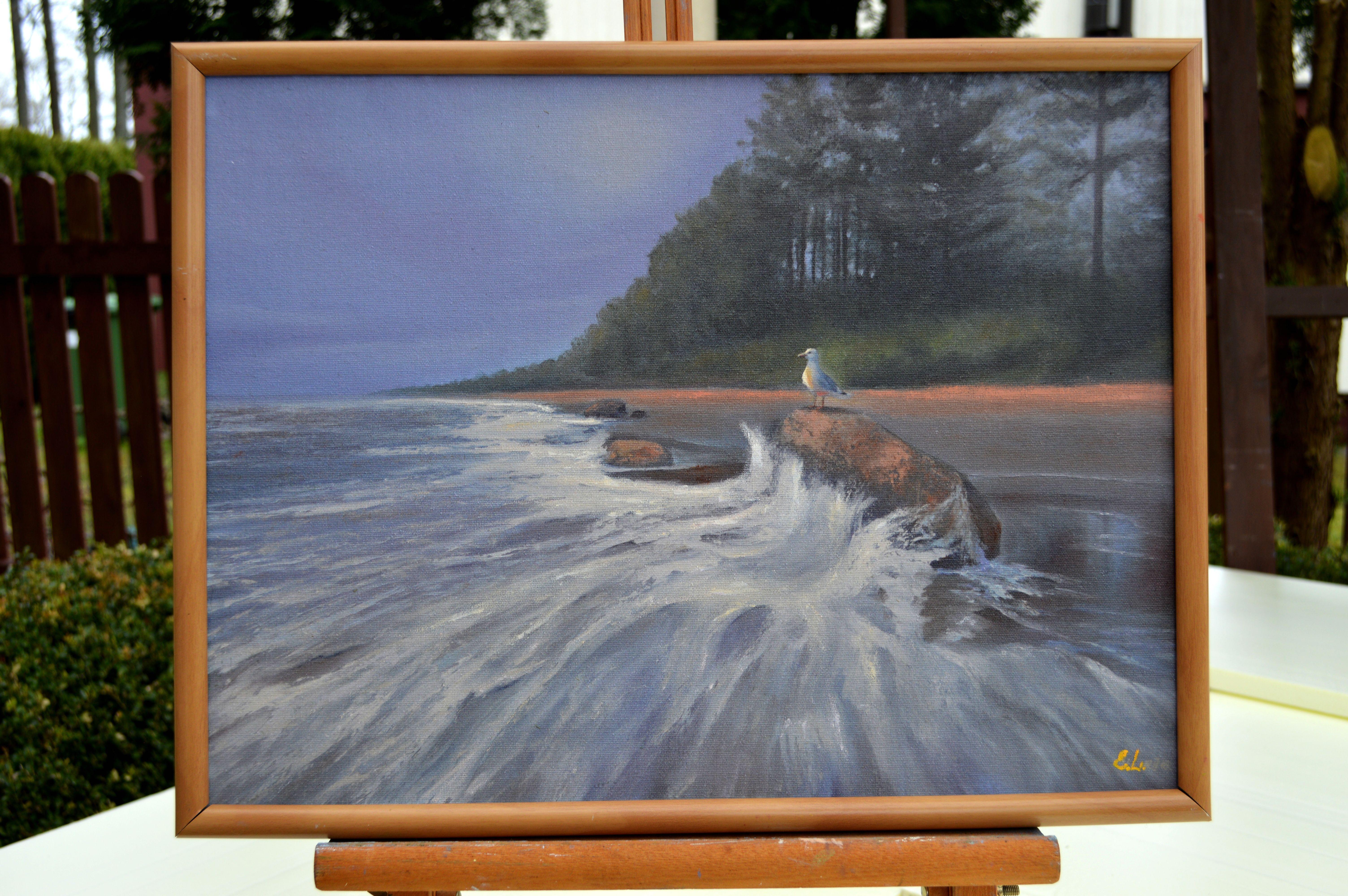 Costa baltica - Painting di Elena Lukina