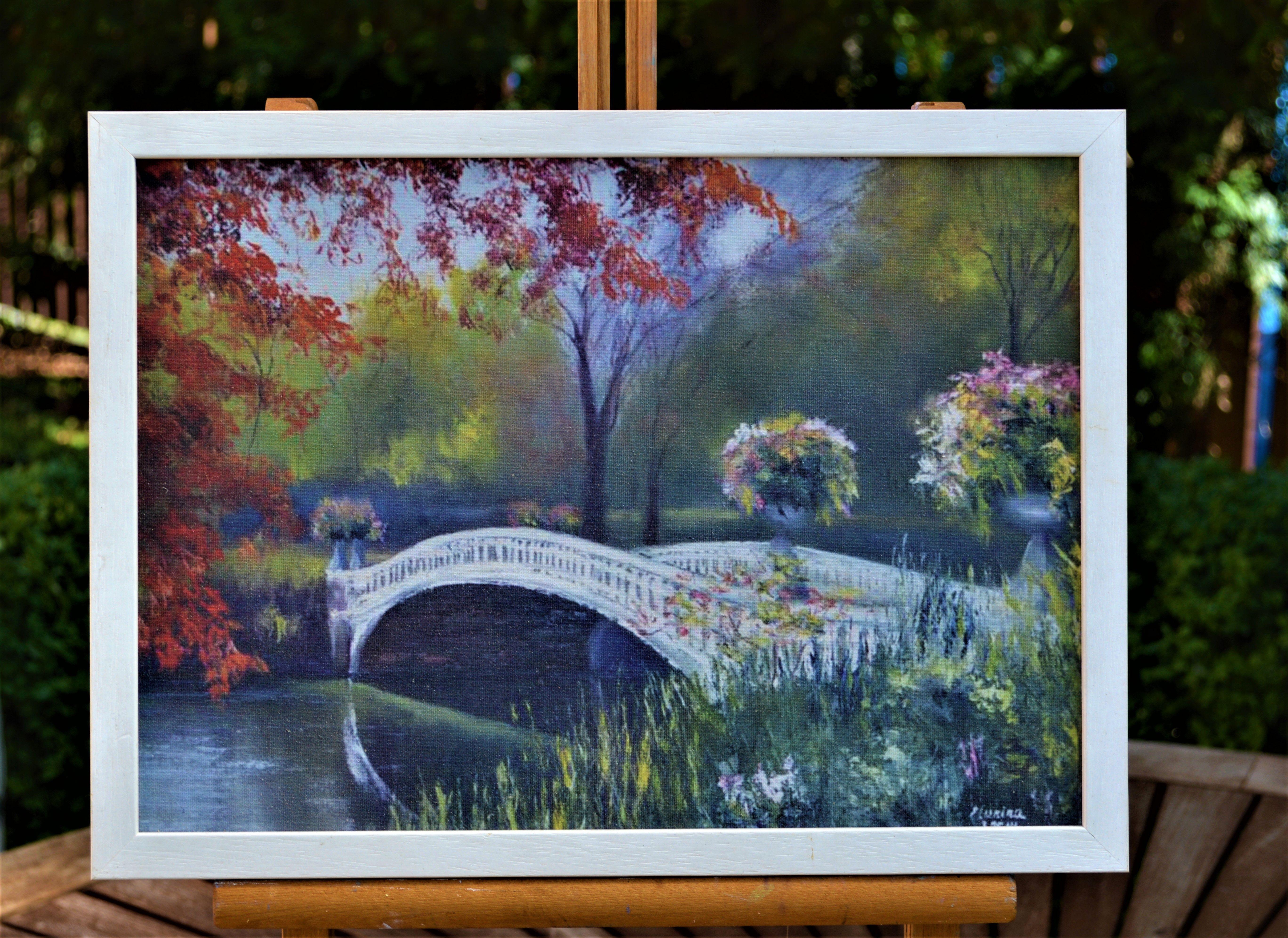 Beautiful park - Painting by Elena Lukina