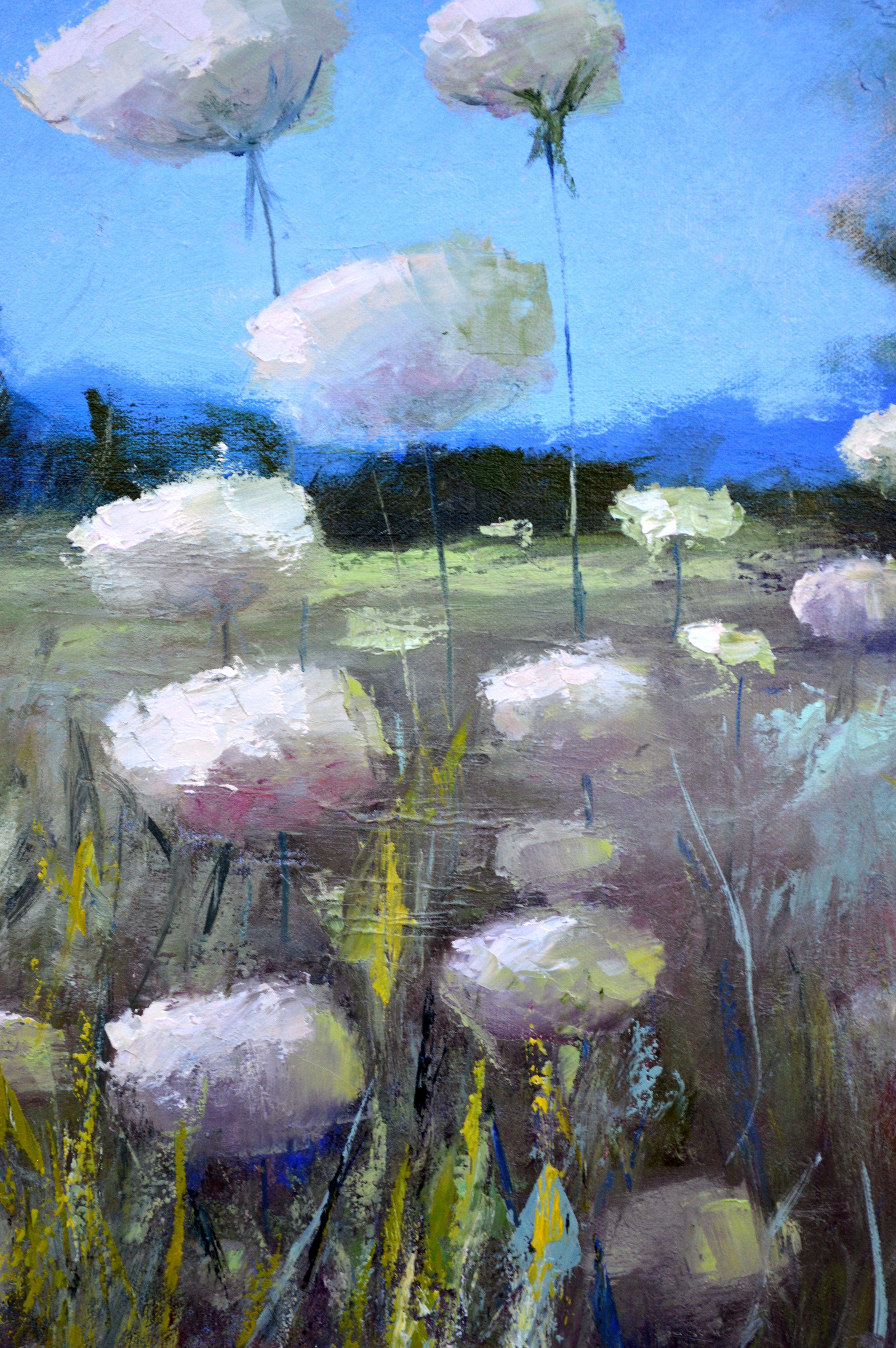 Beautiful wild flowers in the meadow For Sale 5