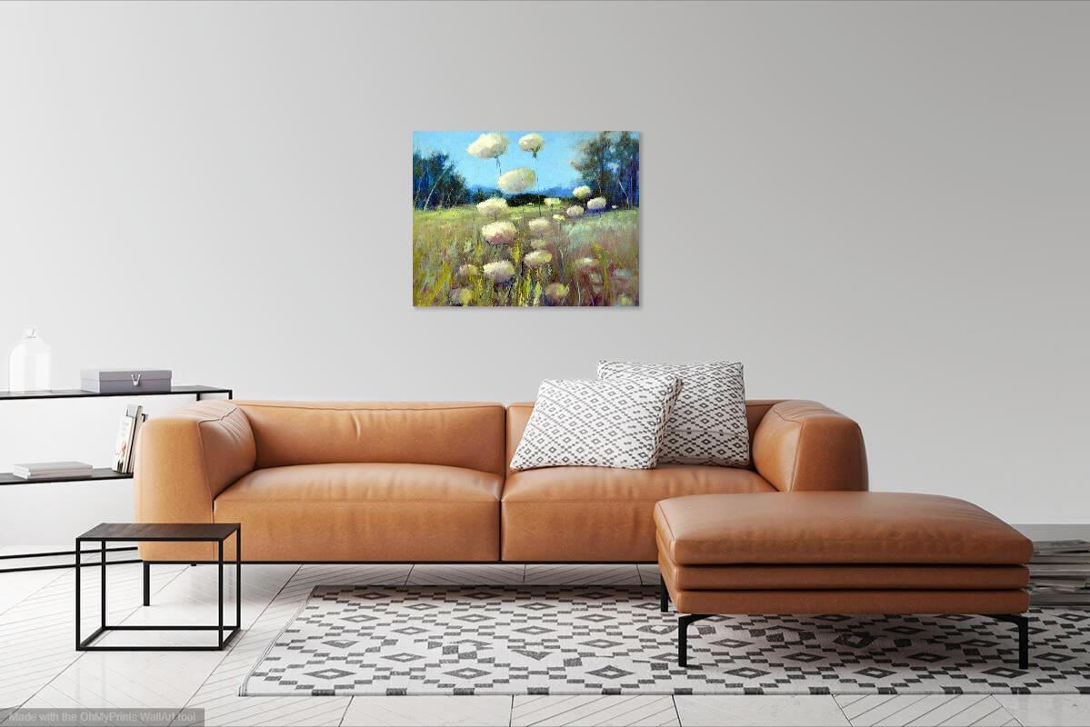 Beautiful wild flowers in the meadow For Sale 6