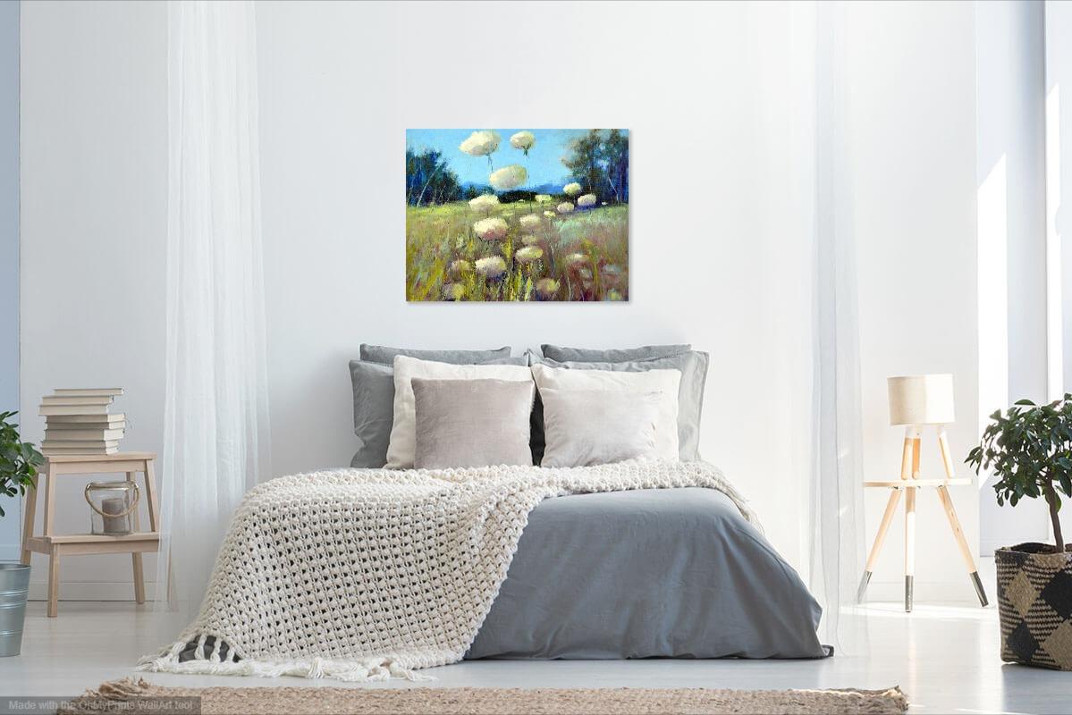 Beautiful wild flowers in the meadow For Sale 7