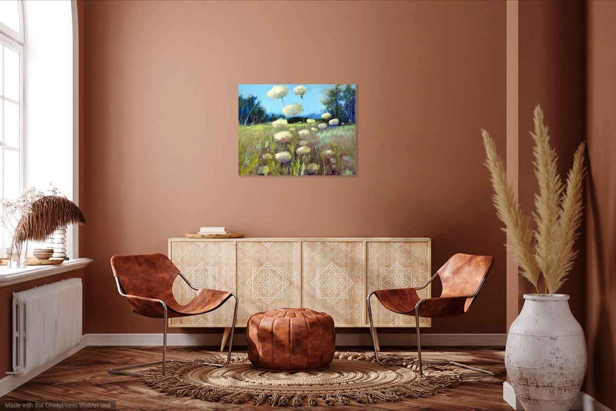 Beautiful wild flowers in the meadow For Sale 8