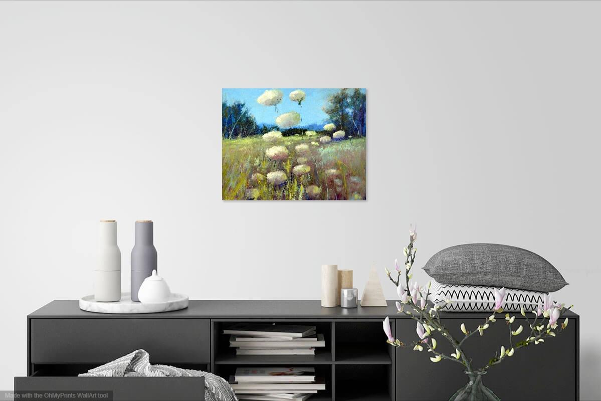Beautiful wild flowers in the meadow For Sale 9