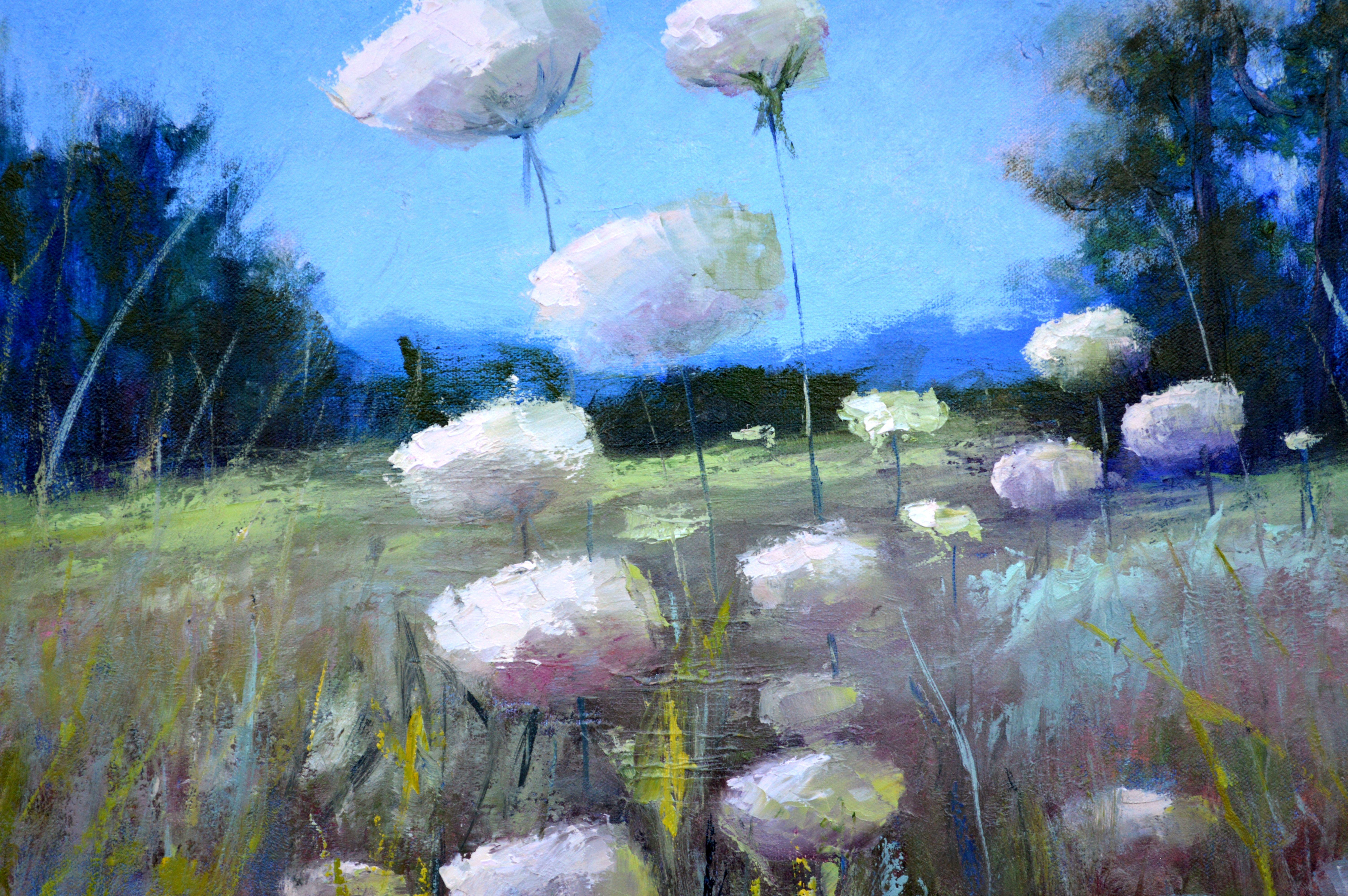 Beautiful wild flowers in the meadow For Sale 2