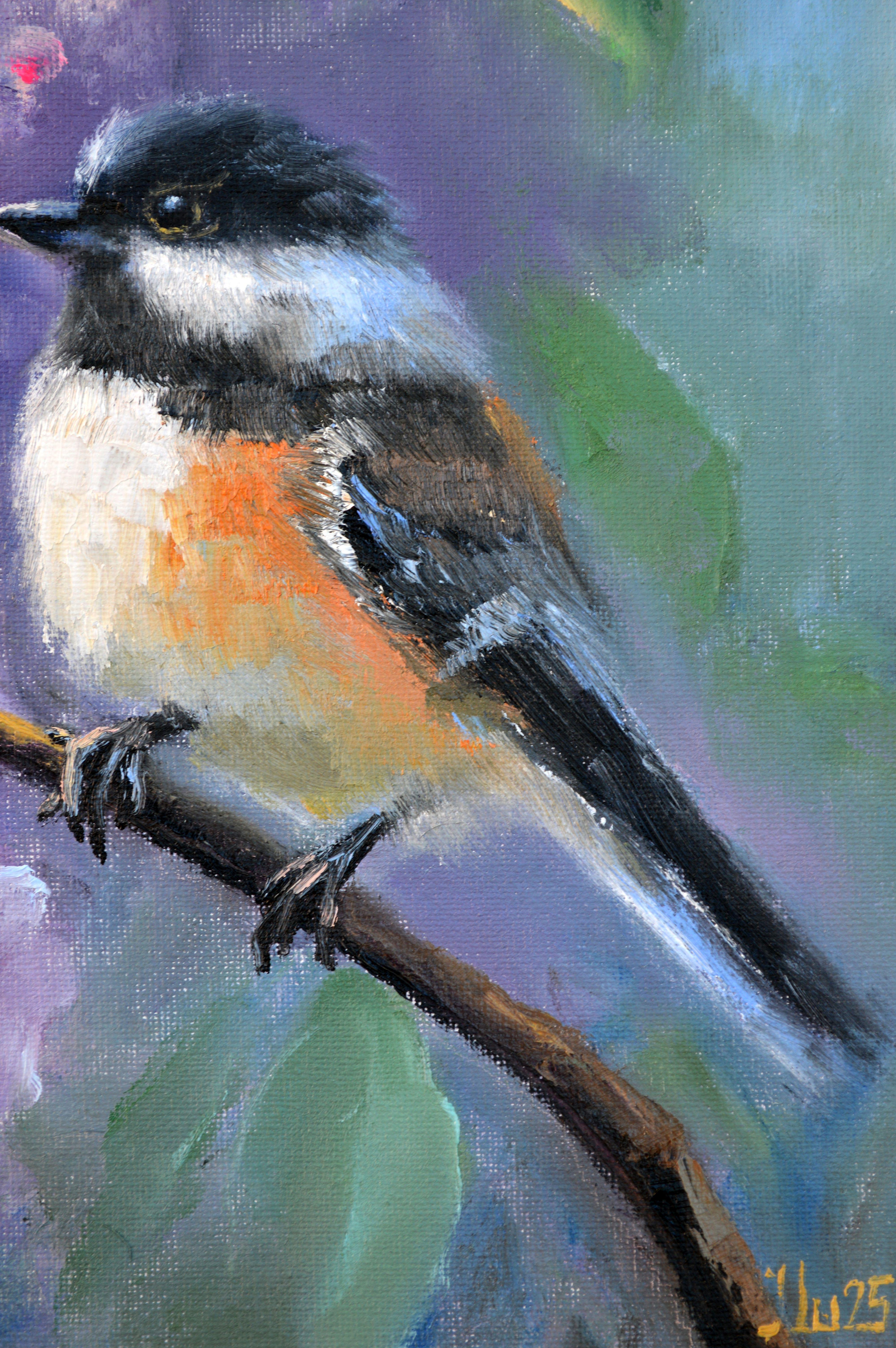 Pájaro en un jardín en flor en venta 4