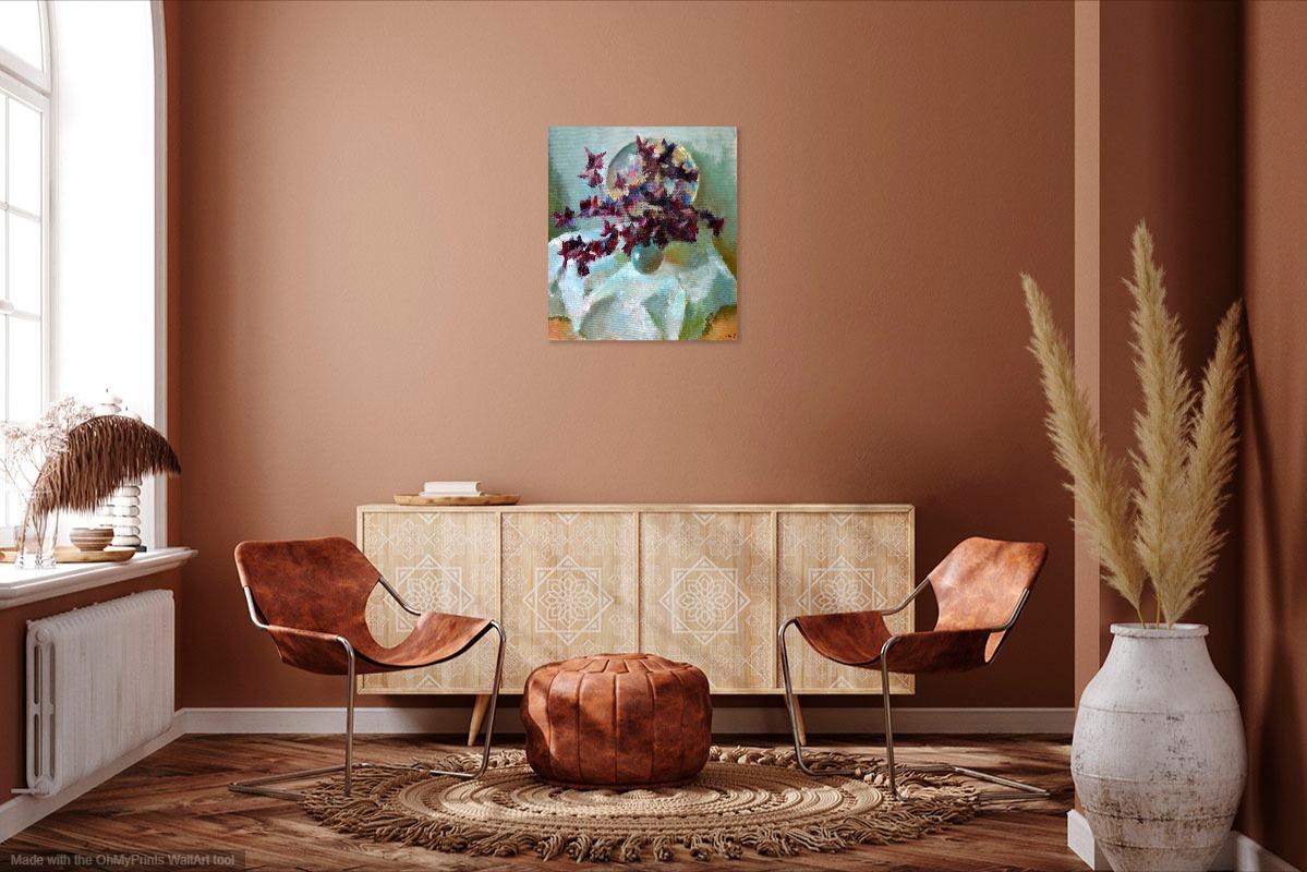 Blumenstrauß mit flatterndem Schmetterling im Angebot 14