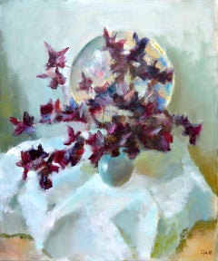 Bouquet of fluttering butterfly