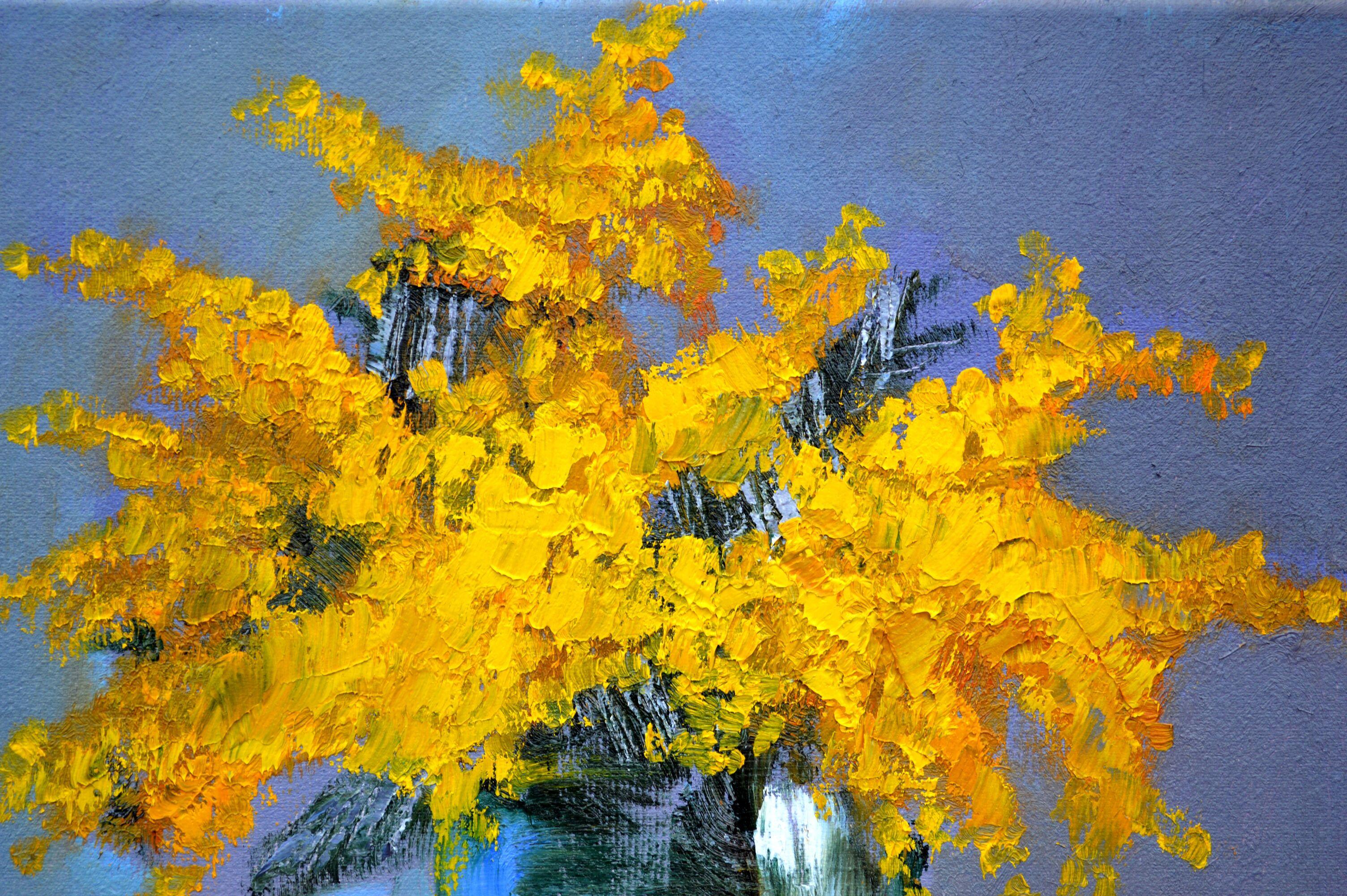 Blumenstrauß aus Mimosa im Angebot 2