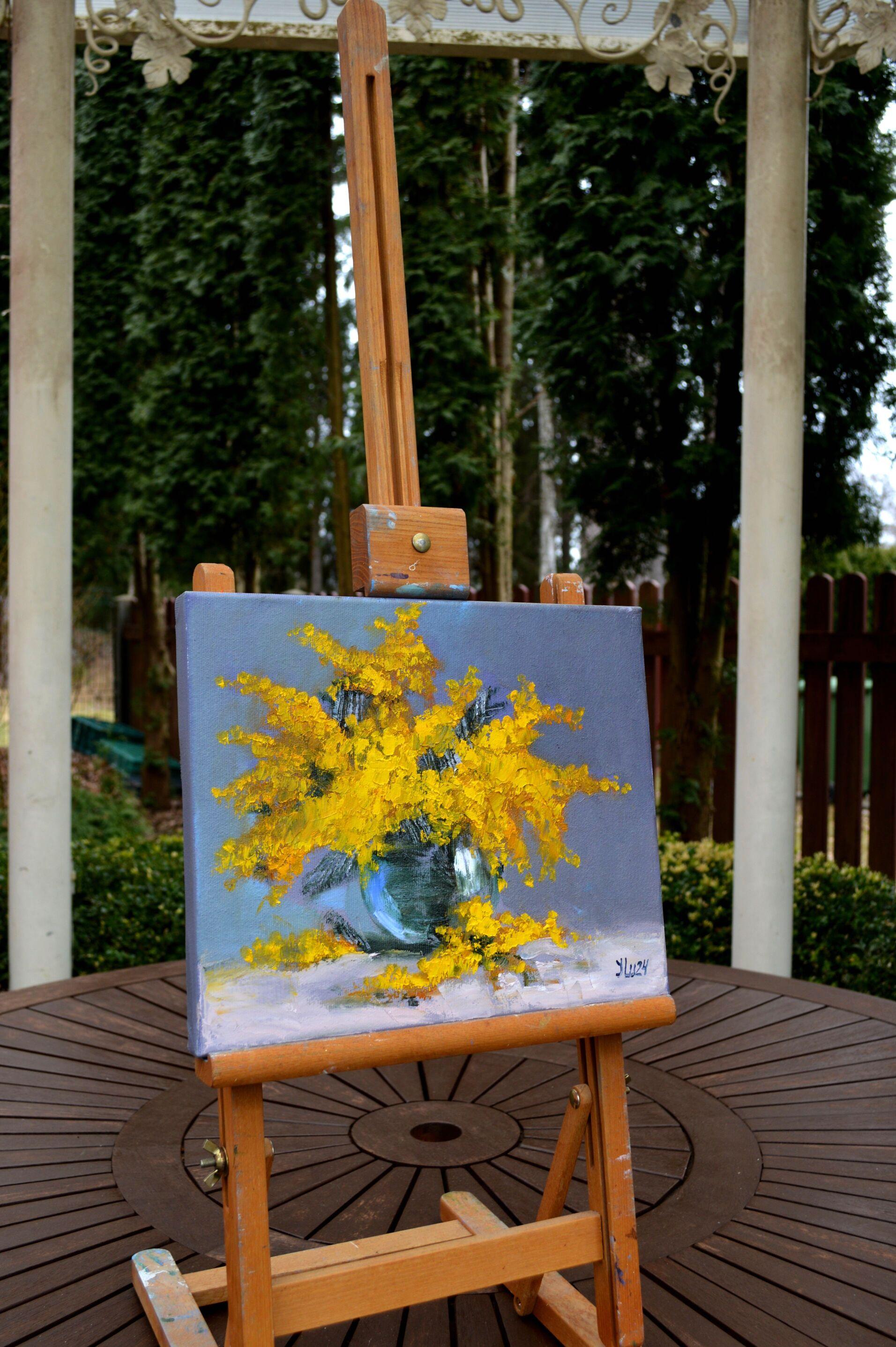 Blumenstrauß aus Mimosa im Angebot 4