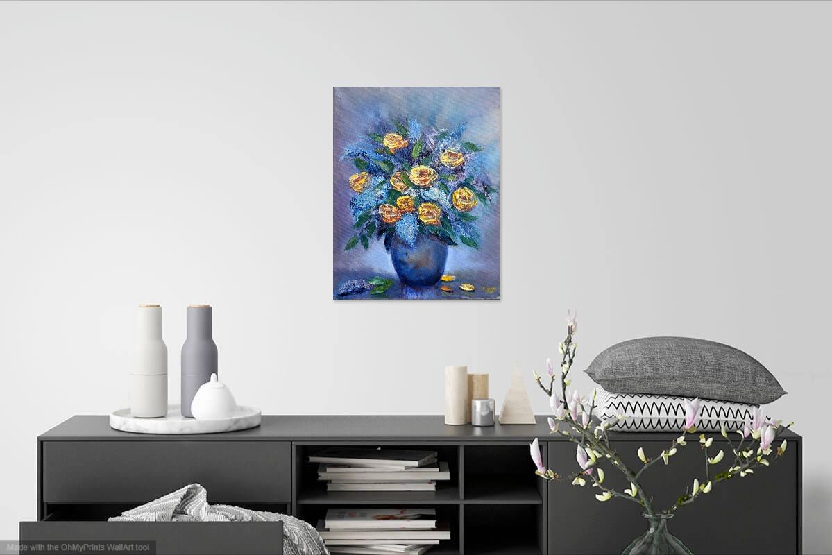 Bouquet with roses For Sale 13