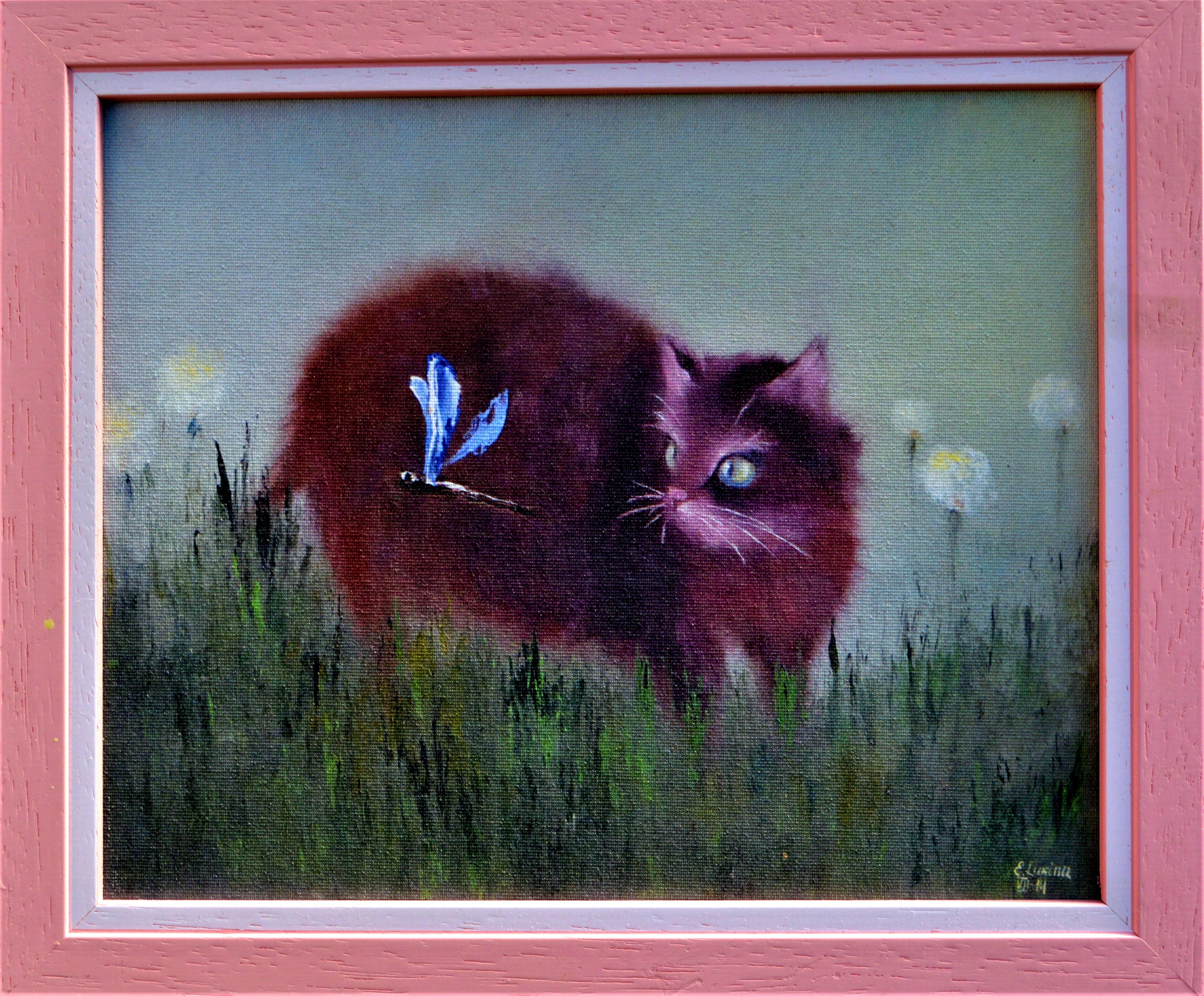 Gatto e libellula 5
