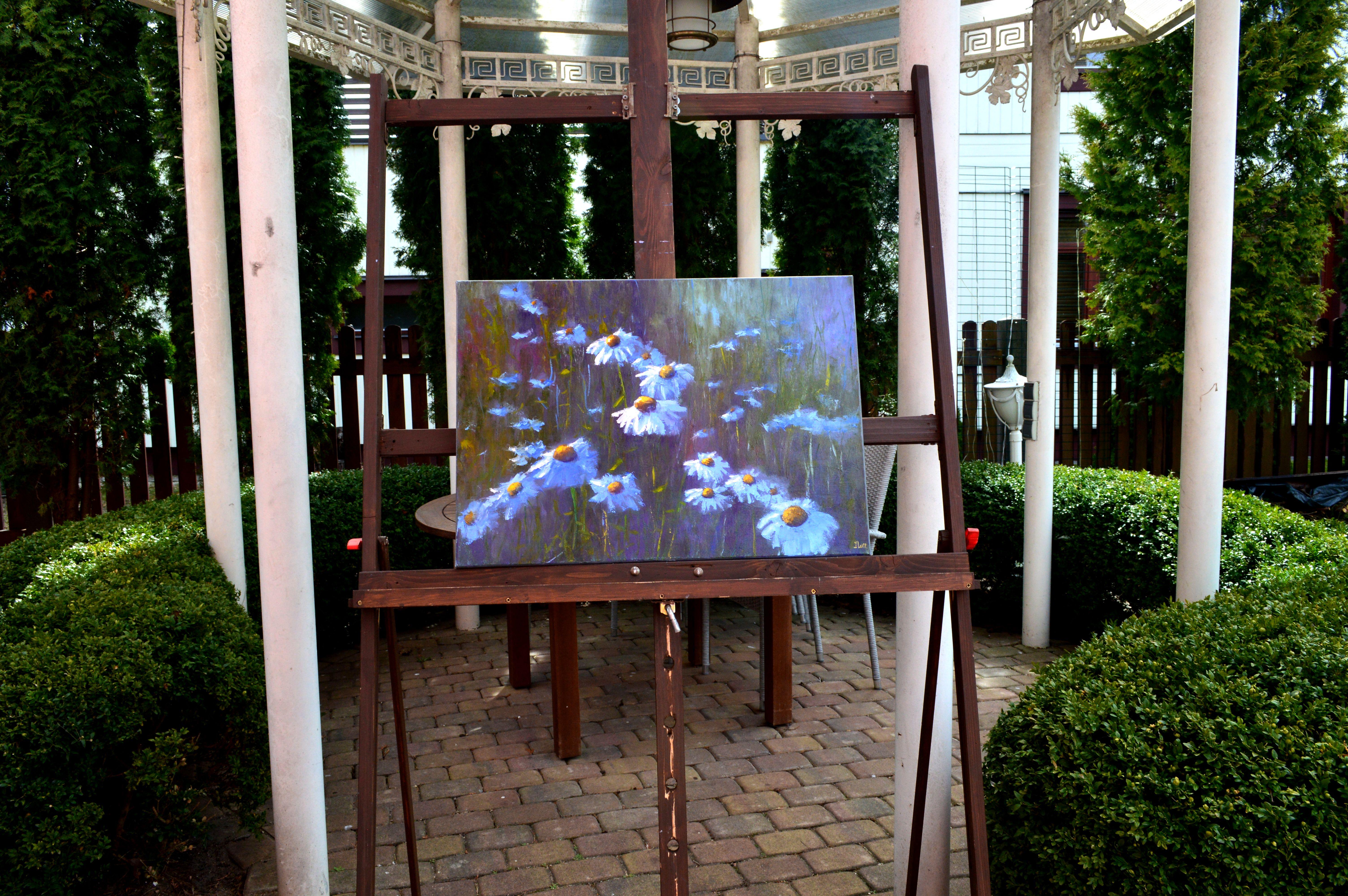 Kamille – Painting von Elena Lukina