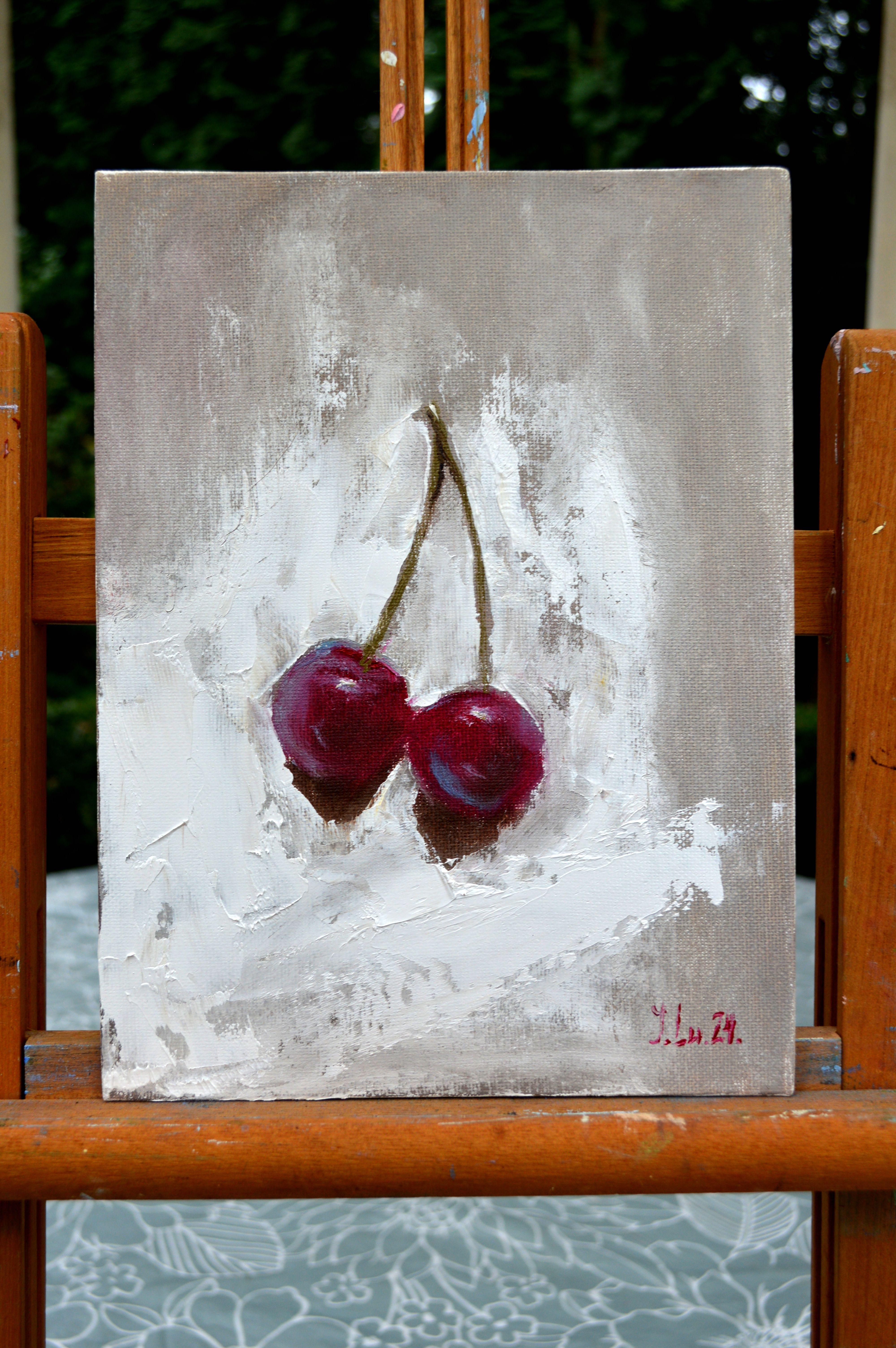 Ciliegie - Painting di Elena Lukina