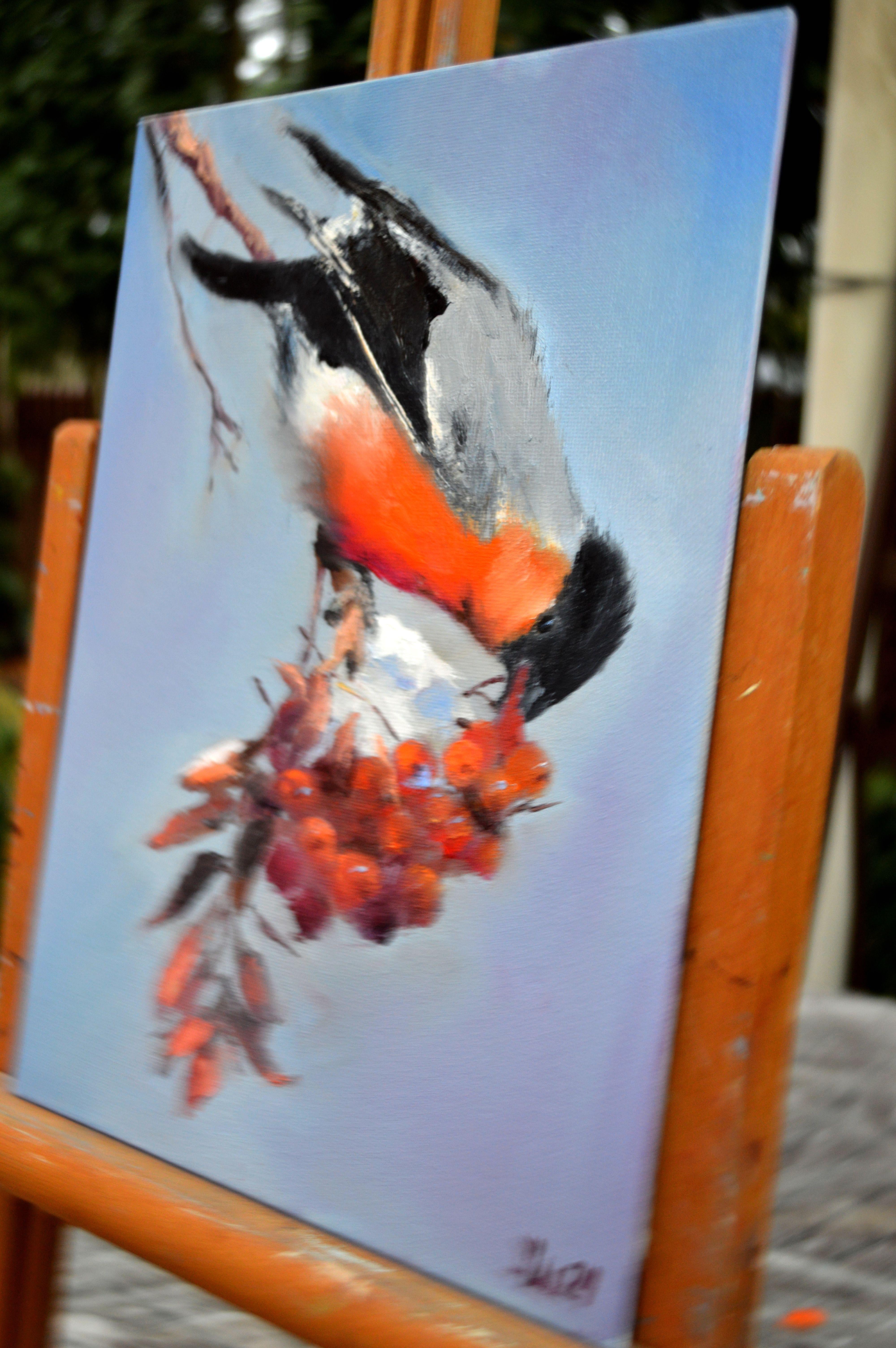 Christmas Bullfinch Breakfast For Sale 5