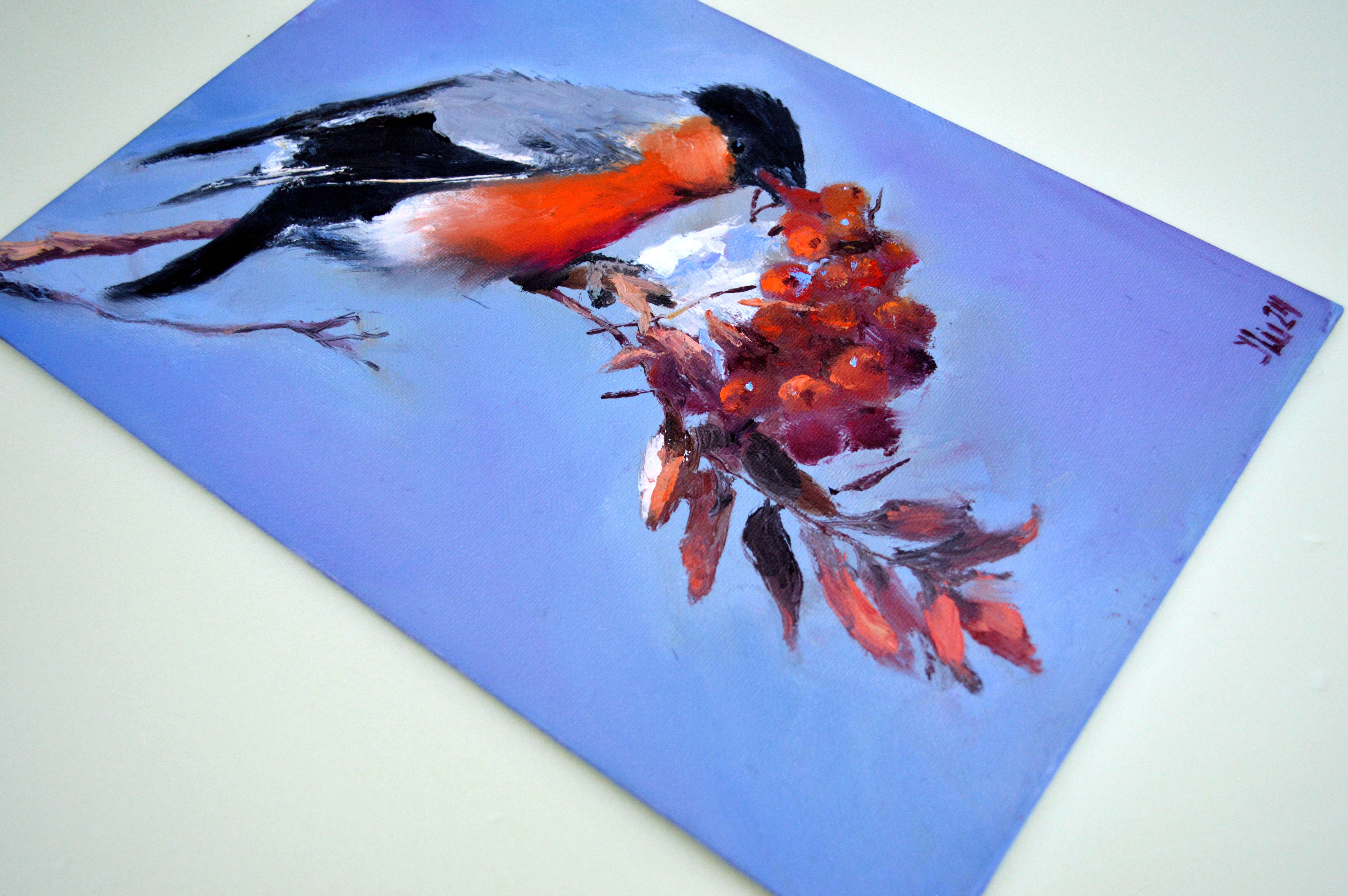 Christmas Bullfinch Breakfast For Sale 6