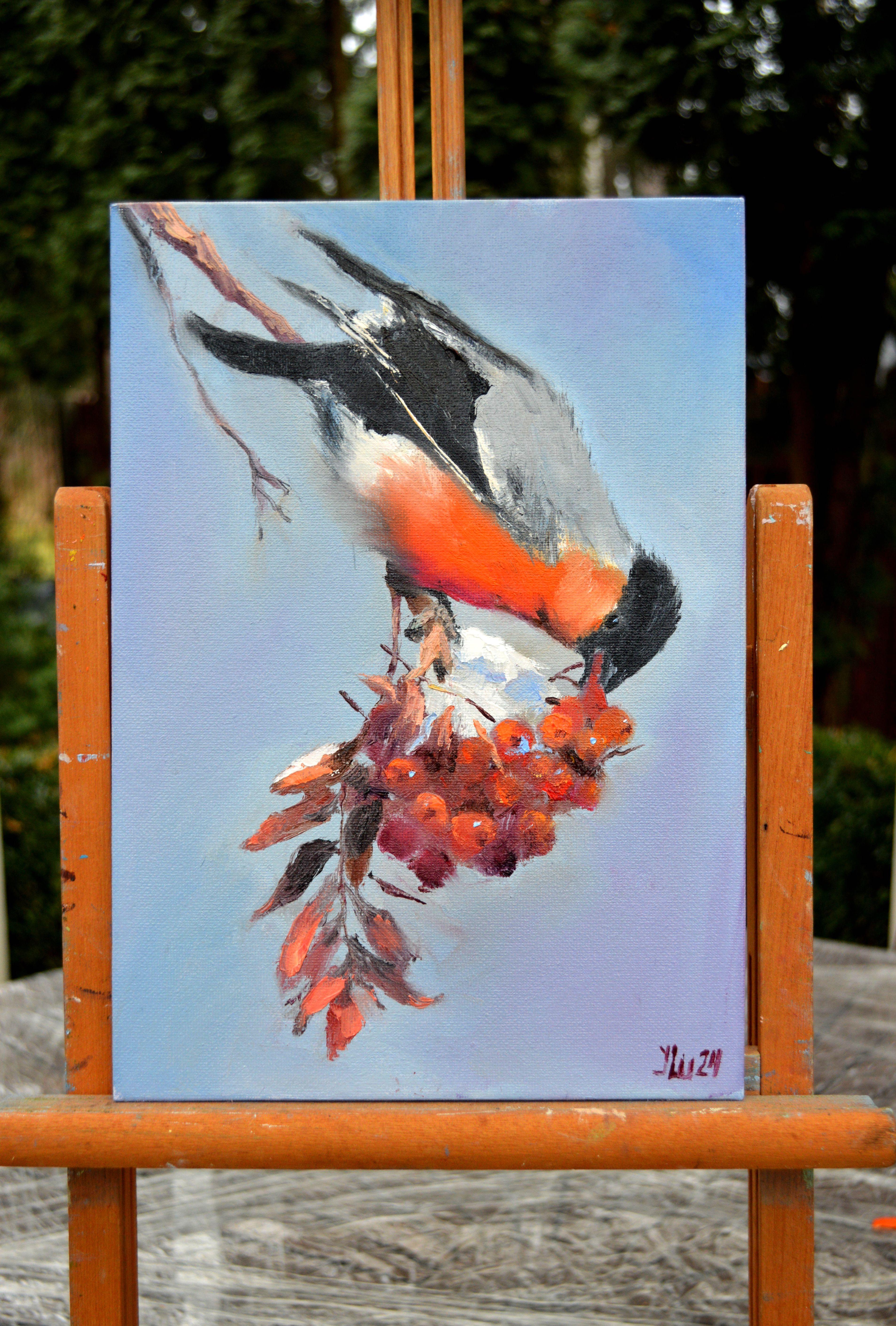 Christmas Bullfinch Breakfast For Sale 2