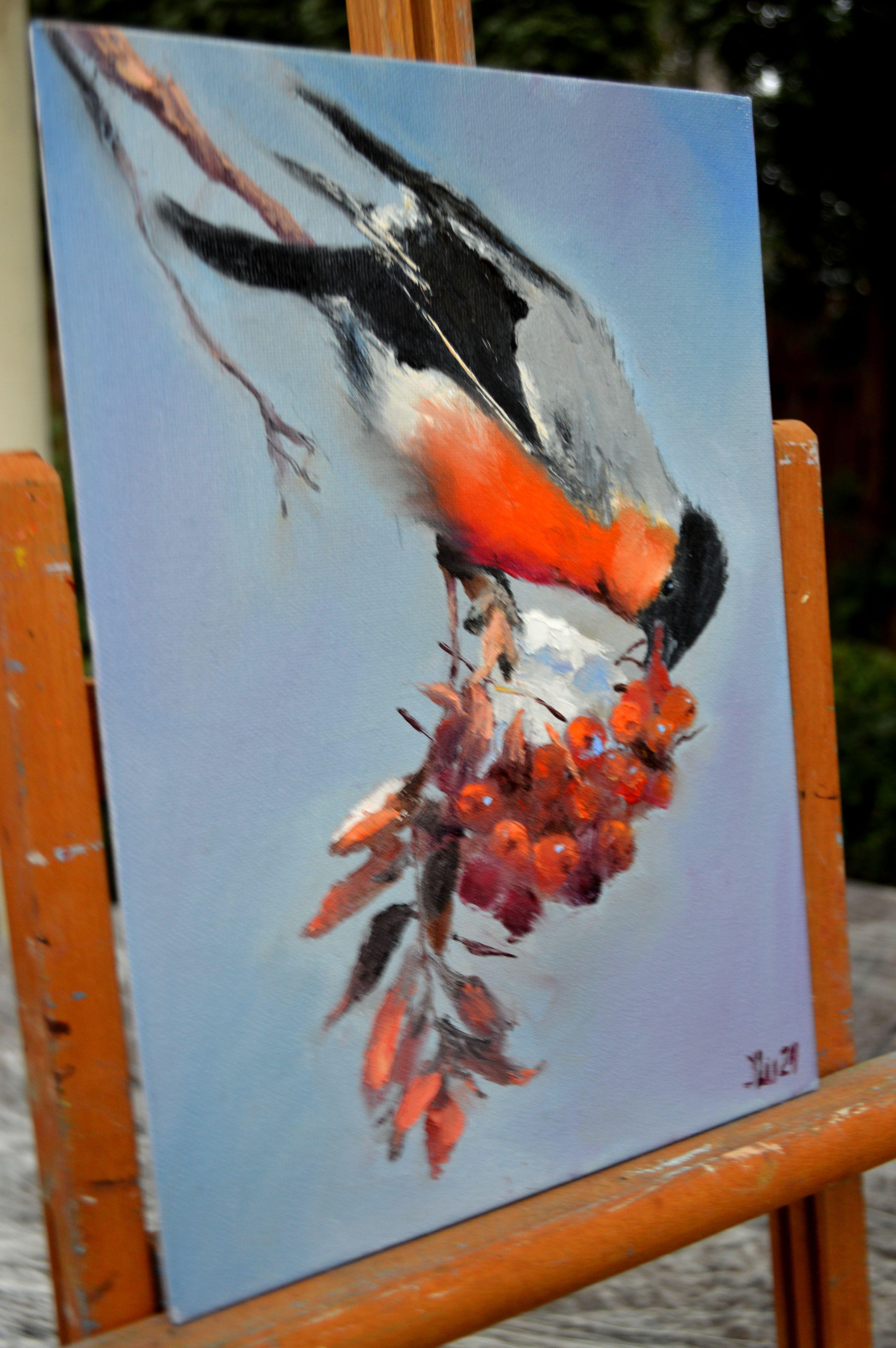 Christmas Bullfinch Breakfast For Sale 4