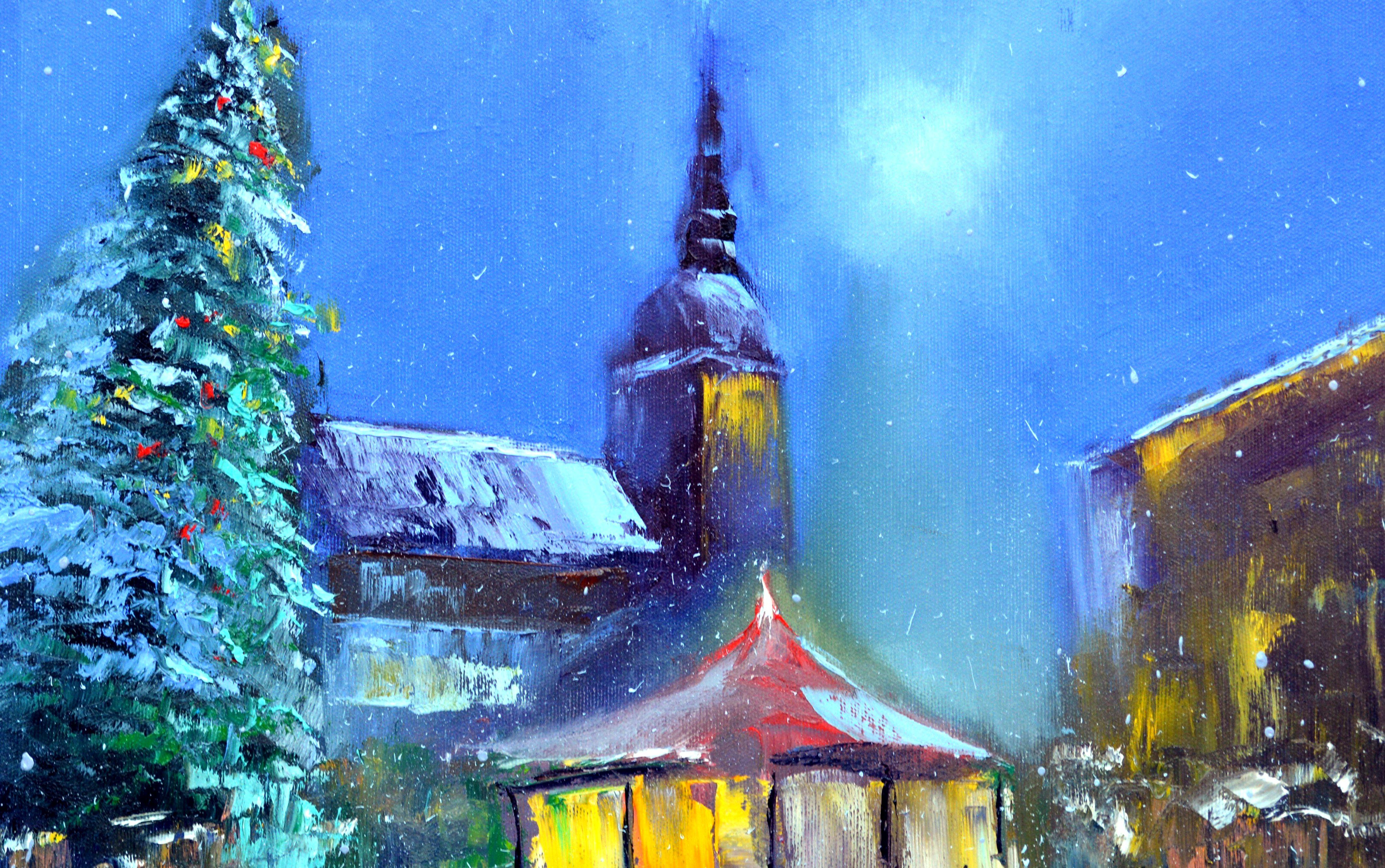 Christmas Tree at the City Hall Square 40X50 For Sale 1