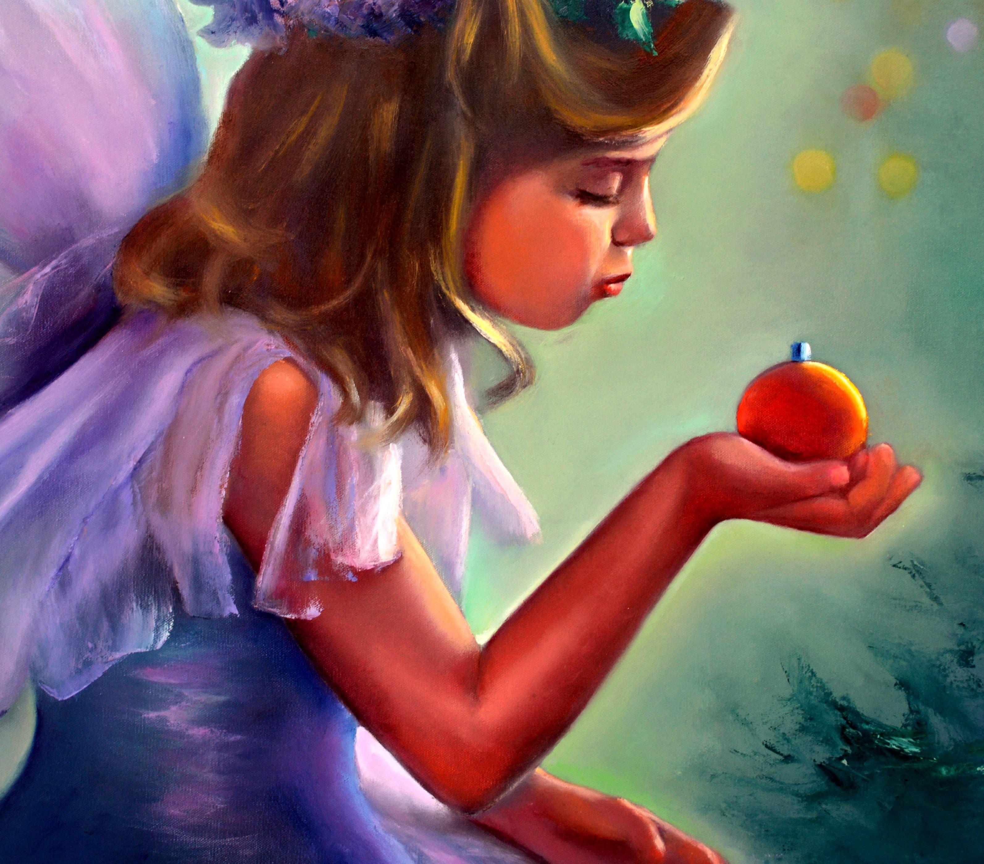 Deseo de Navidad 60X90 - Painting Expresionista de Elena Lukina